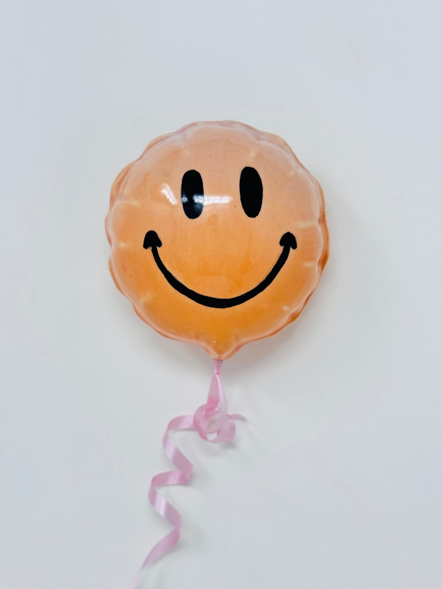 Mini Smiley Balloon: Pink - Orange