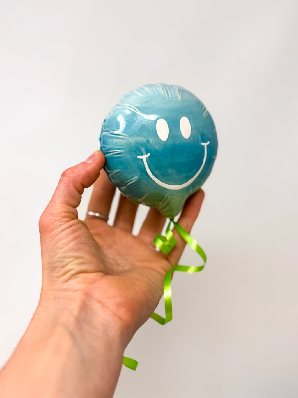 Mini Smiley : Baby Blue / Teal / Green Ombre
