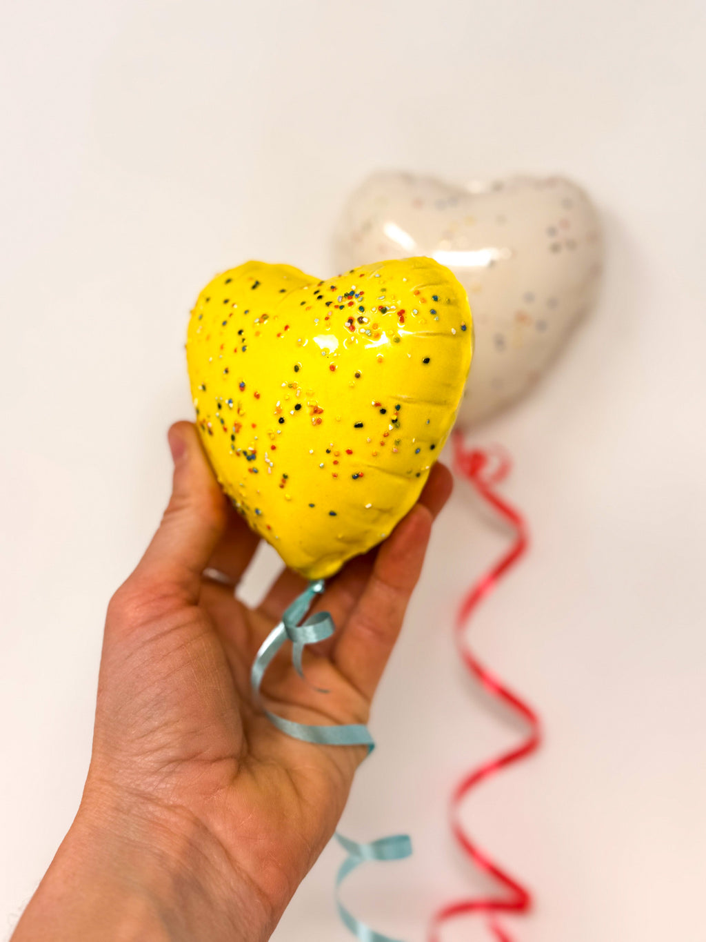 Classic Mini Sprinkle Heart Balloon