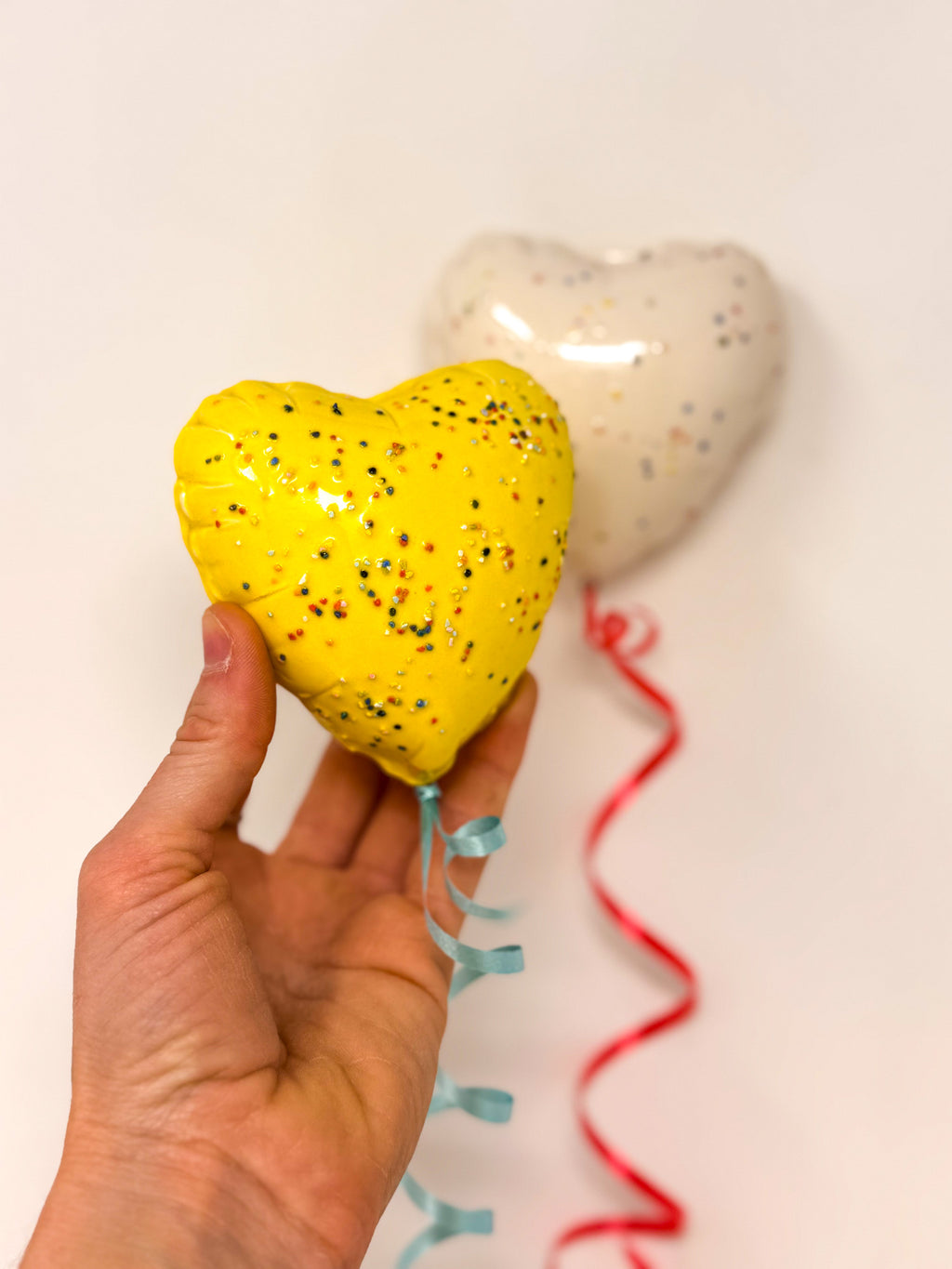Classic Mini Sprinkle Heart Balloon