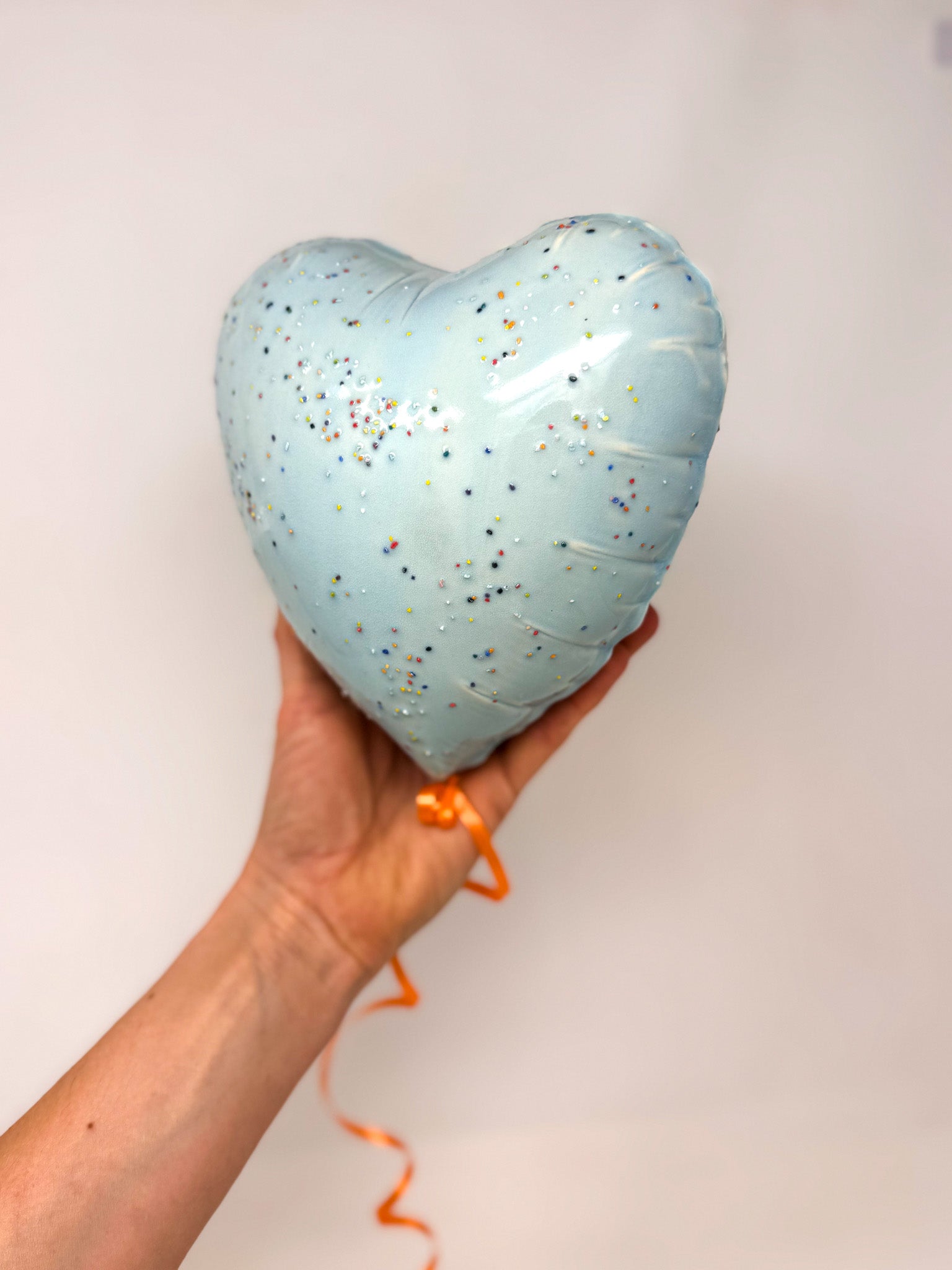 Large Sprinkle Heart Balloon