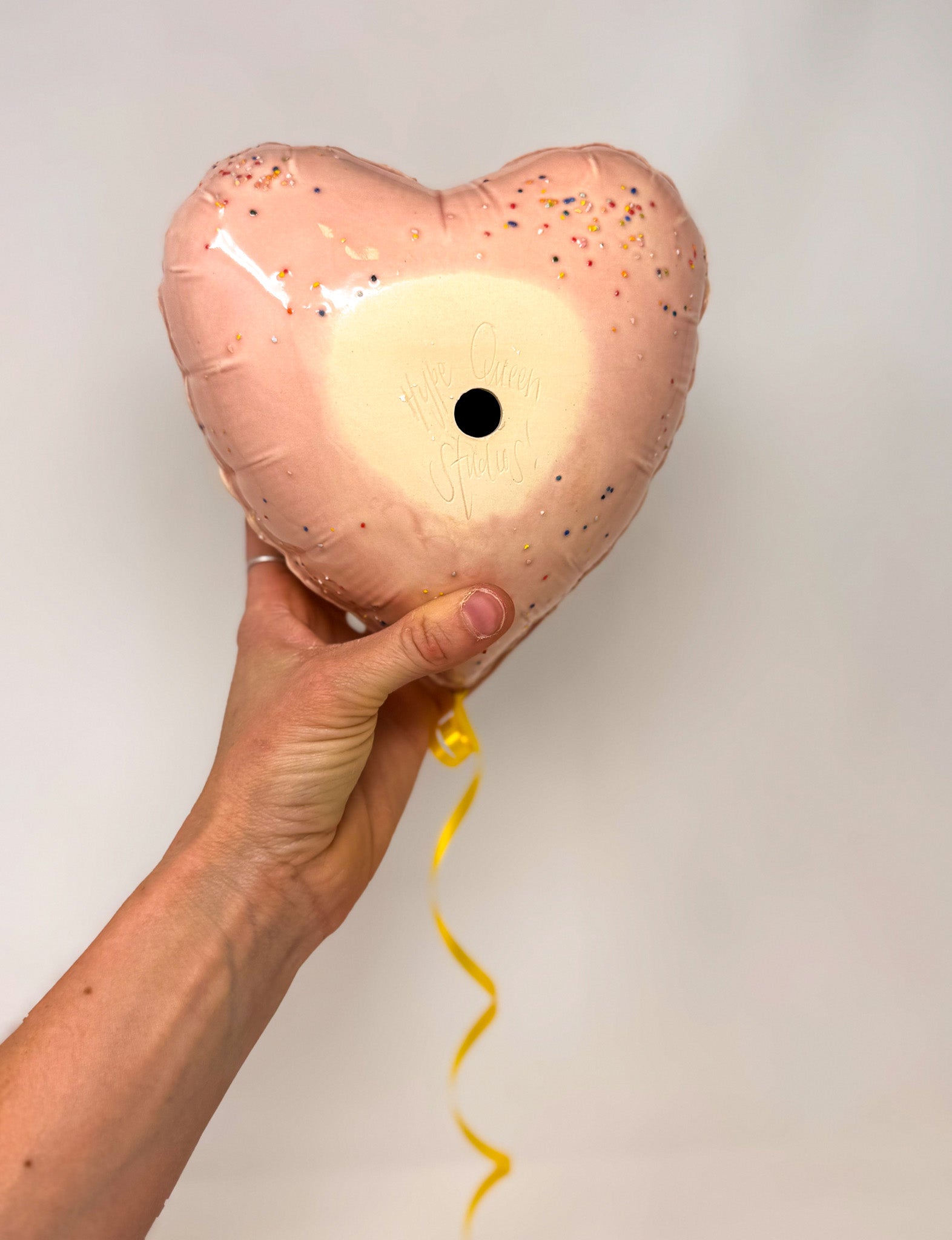 Large Sprinkle Heart Balloon