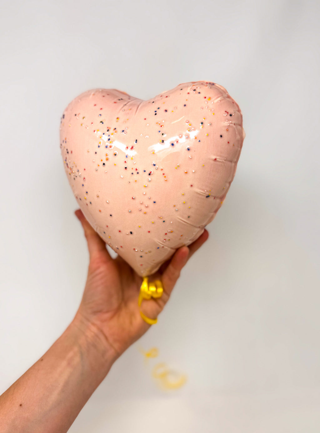 Large Sprinkle Heart Balloon