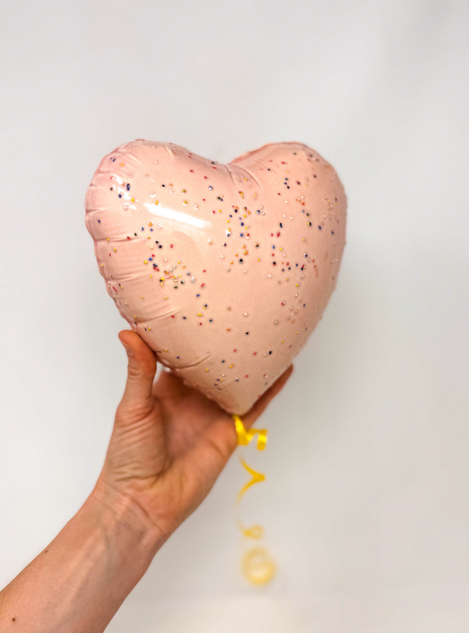 Large Sprinkle Heart Balloon