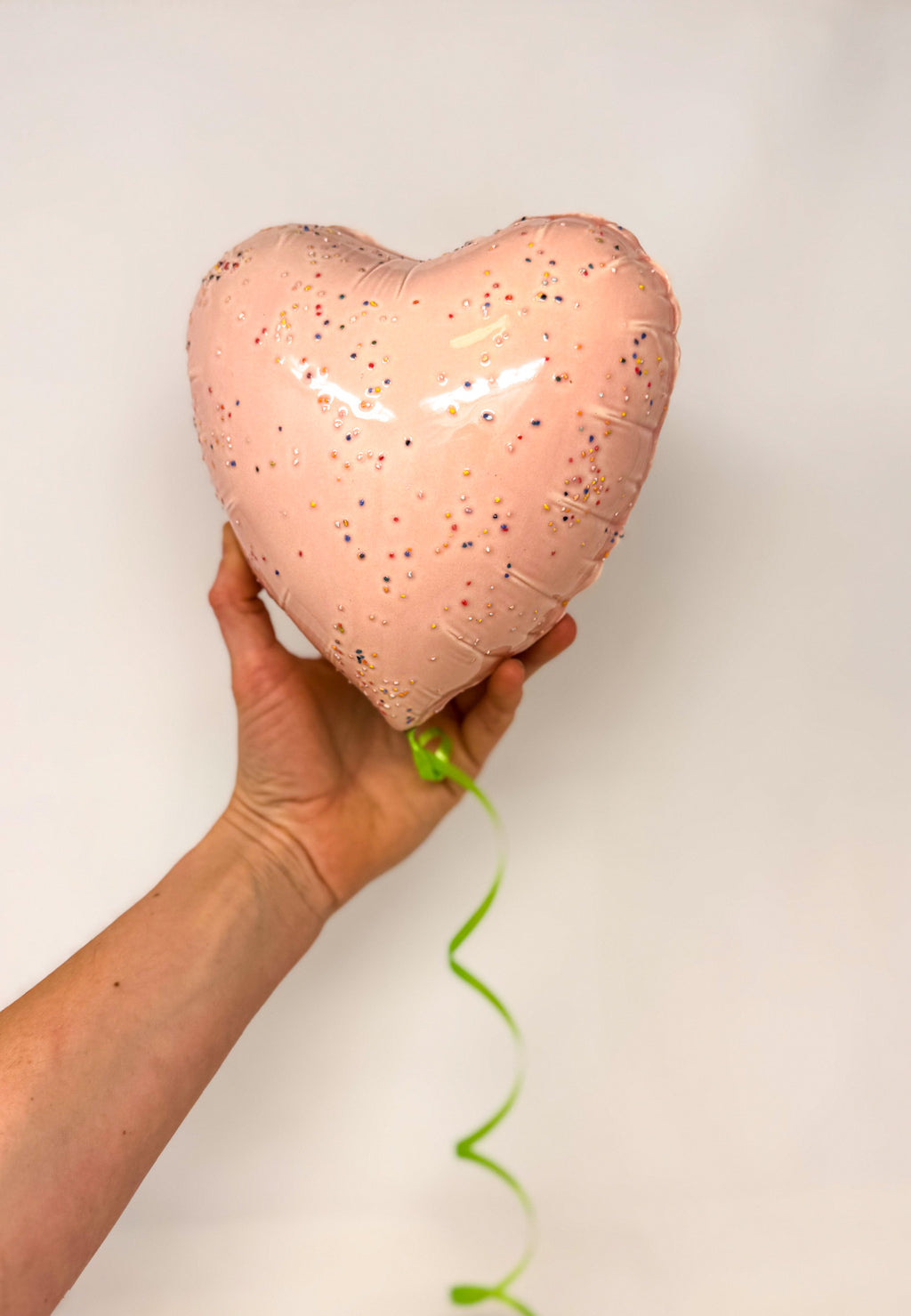 Large Sprinkle Heart Balloon