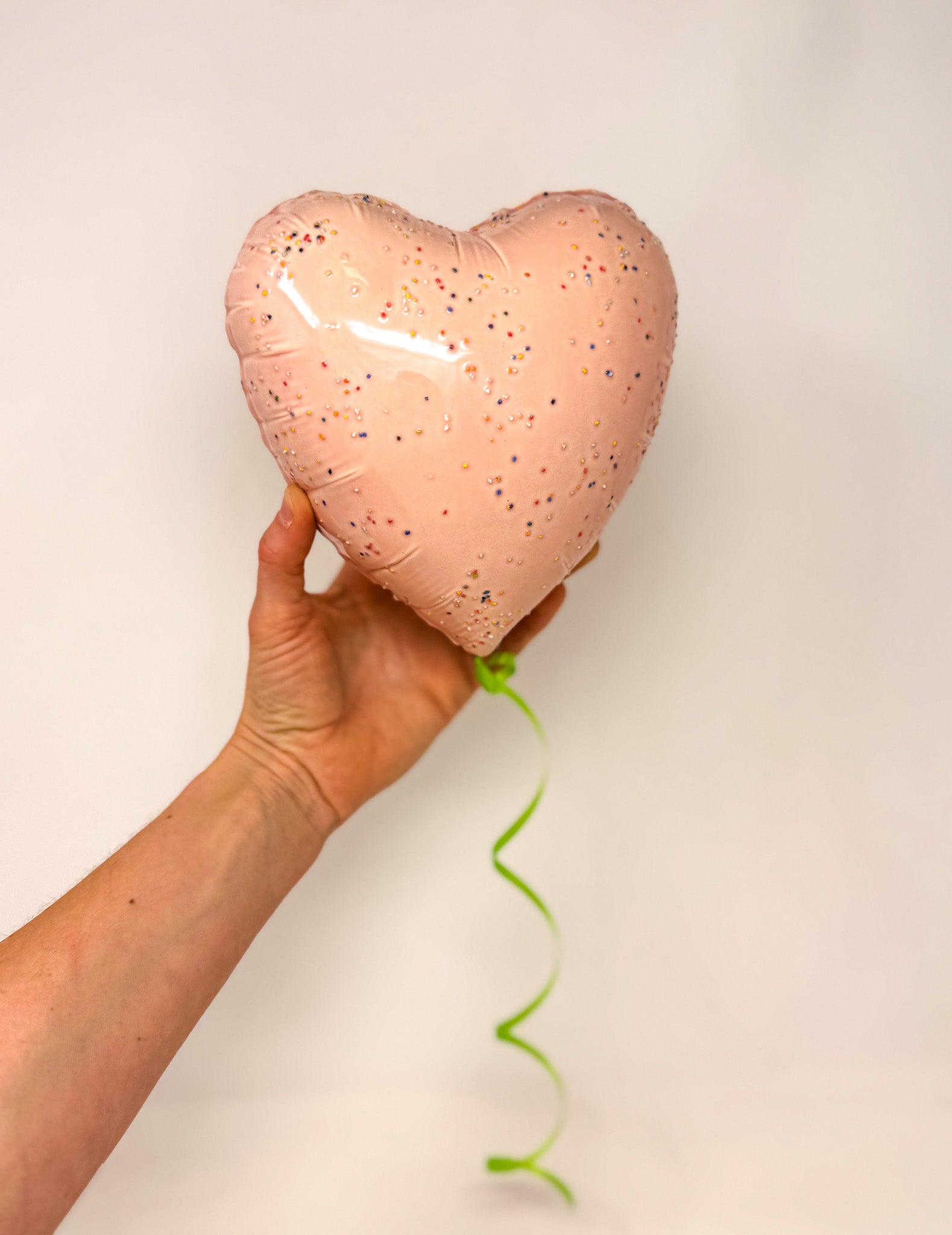 Large Sprinkle Heart Balloon
