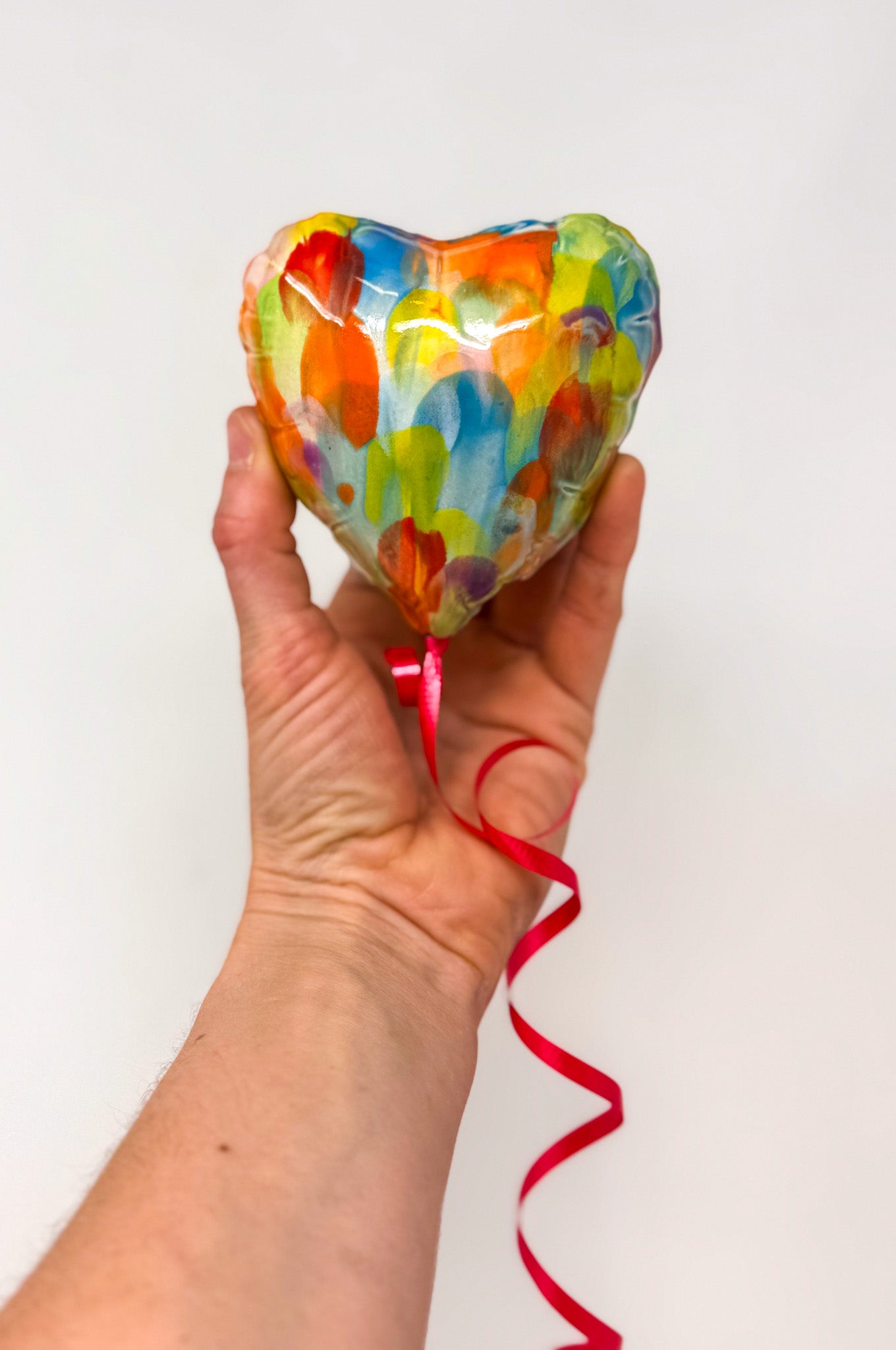 Mini Rainbow Heart Balloon 💕🌈🎈✨