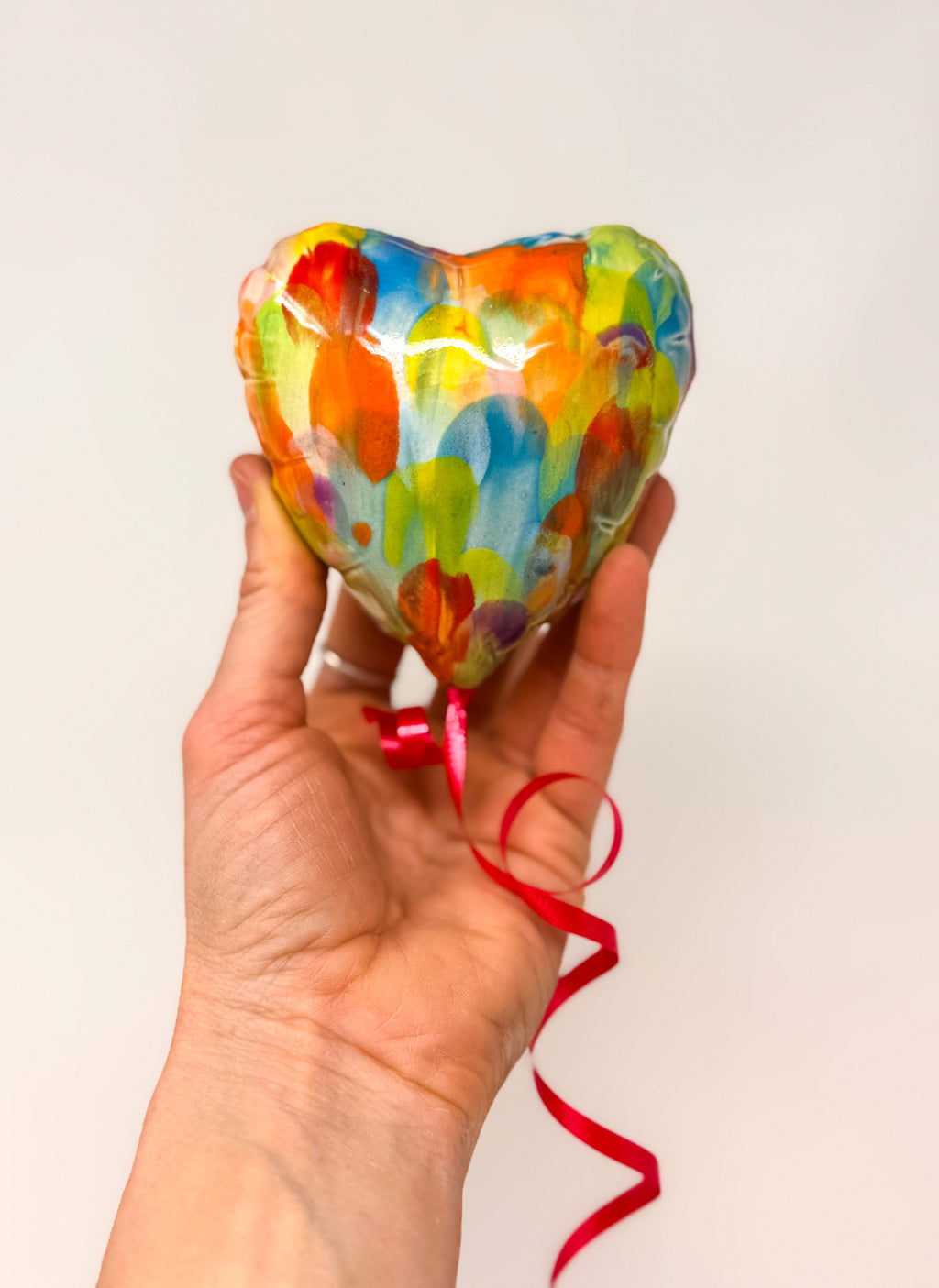 Mini Rainbow Heart Balloon 💕🌈🎈✨