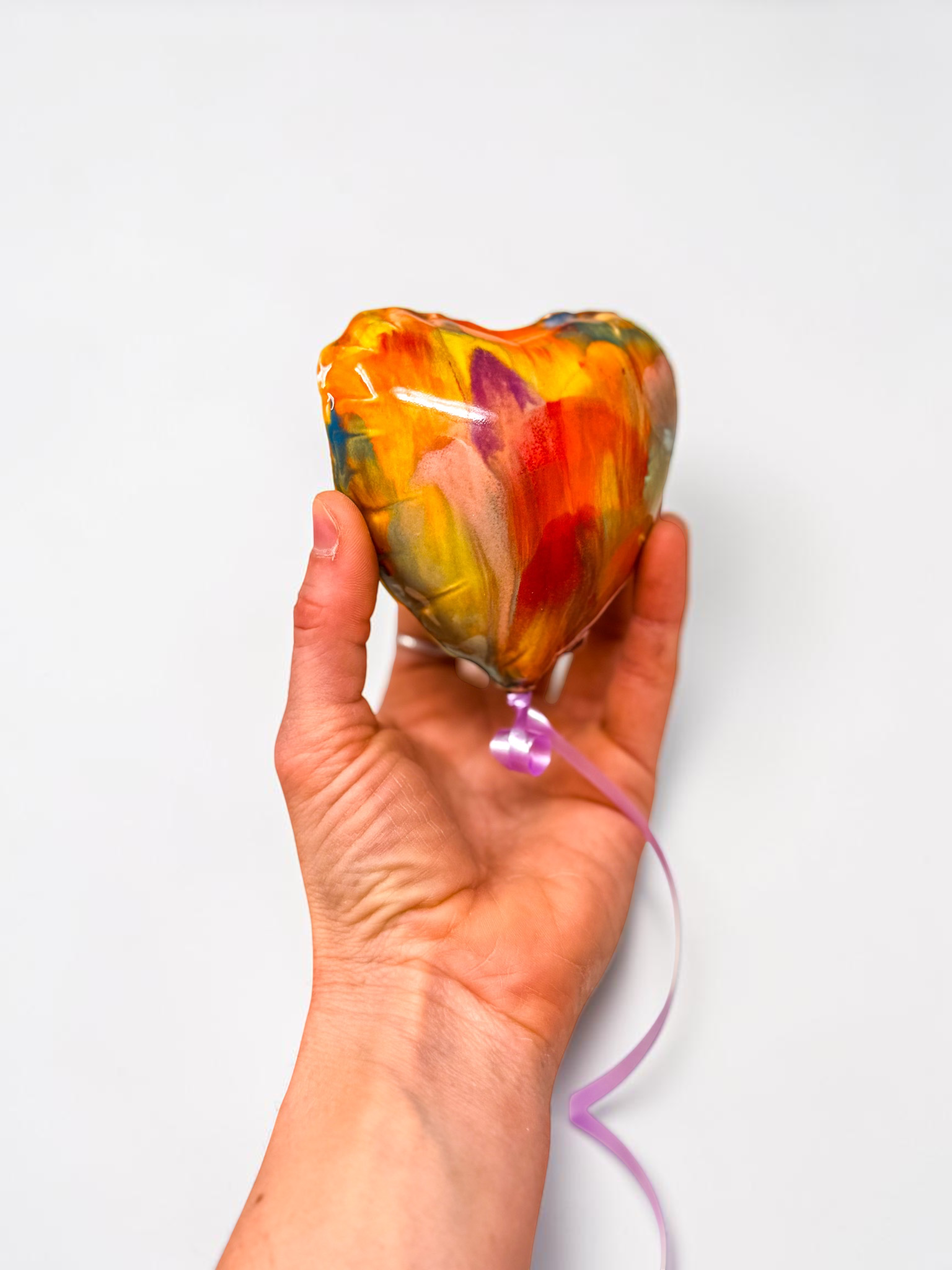 Mini Rainbow Heart Balloon 💕🌈🎈✨