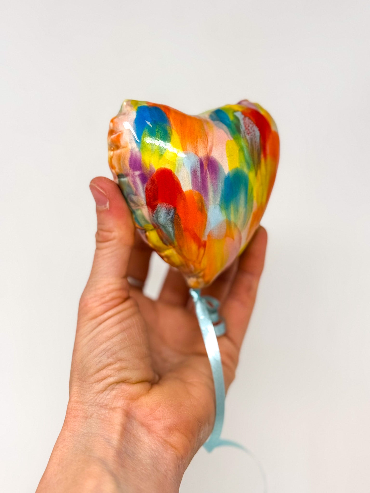 Mini Rainbow Heart Balloon 💕🌈🎈✨