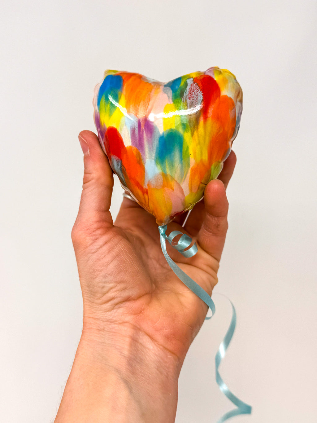 Mini Rainbow Heart Balloon 💕🌈🎈✨