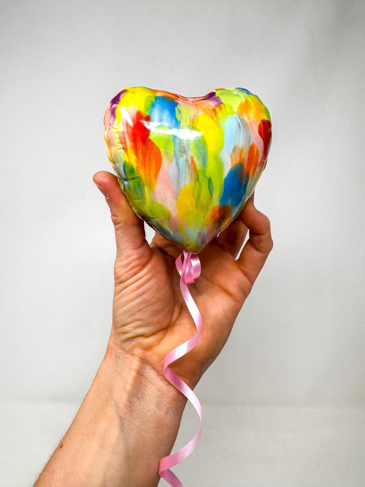 Mini Rainbow Heart Balloon 💕🌈🎈✨