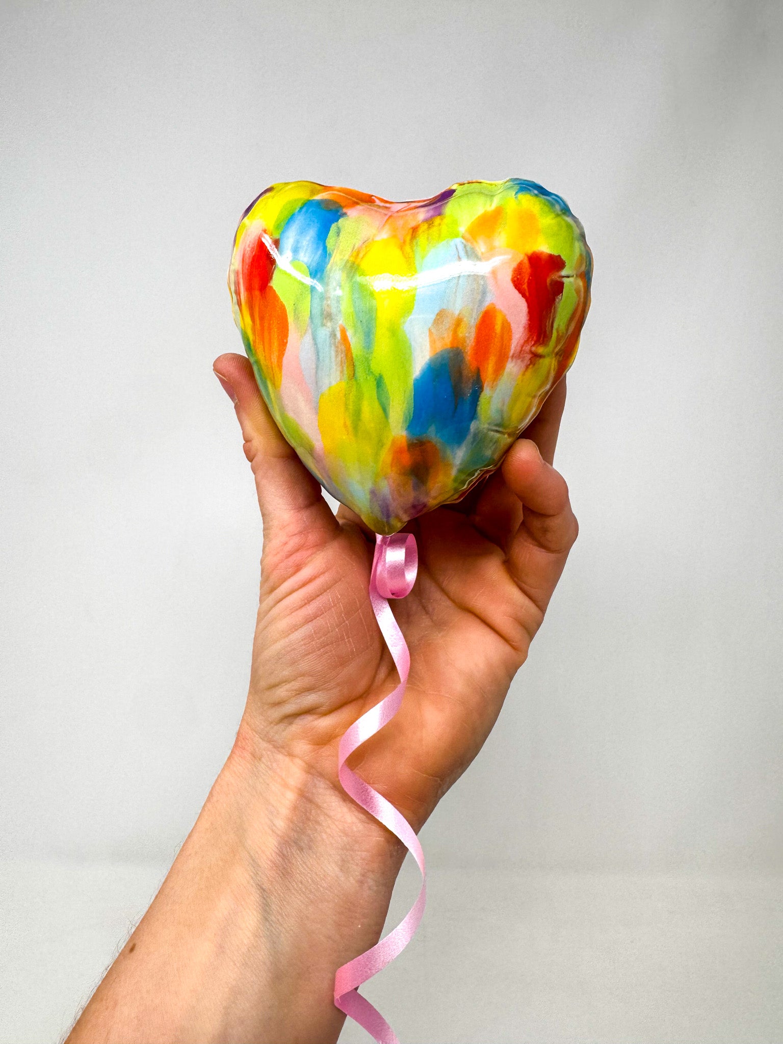 Mini Rainbow Heart Balloon 💕🌈🎈✨