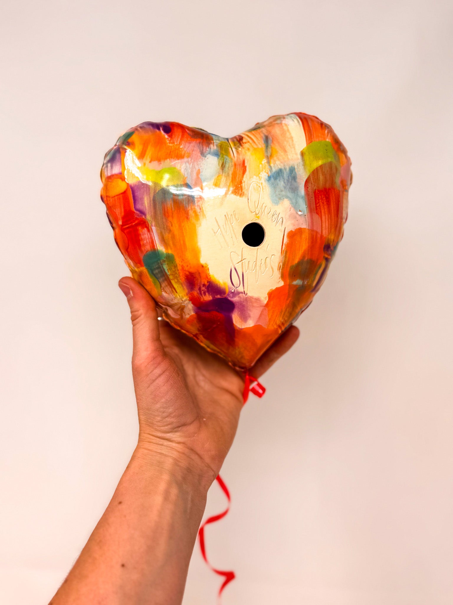 Large Rainbow Heart Balloon 💕🌈🎈✨