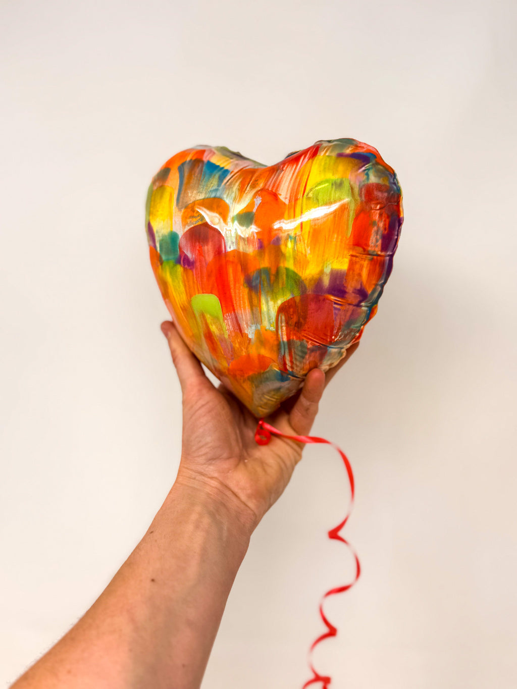 Large Rainbow Heart Balloon 💕🌈🎈✨