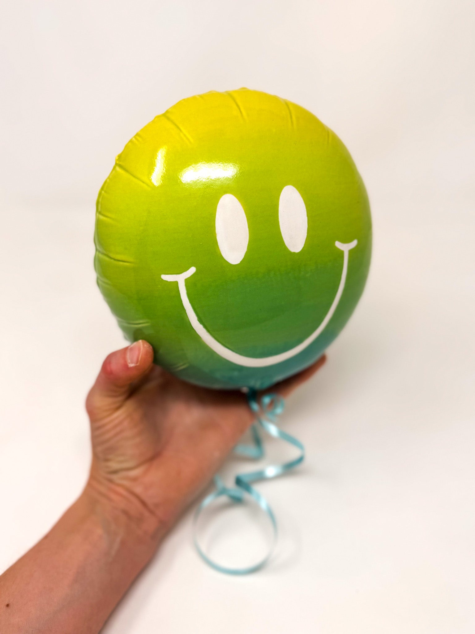 Large Smiley Balloon: Going Green