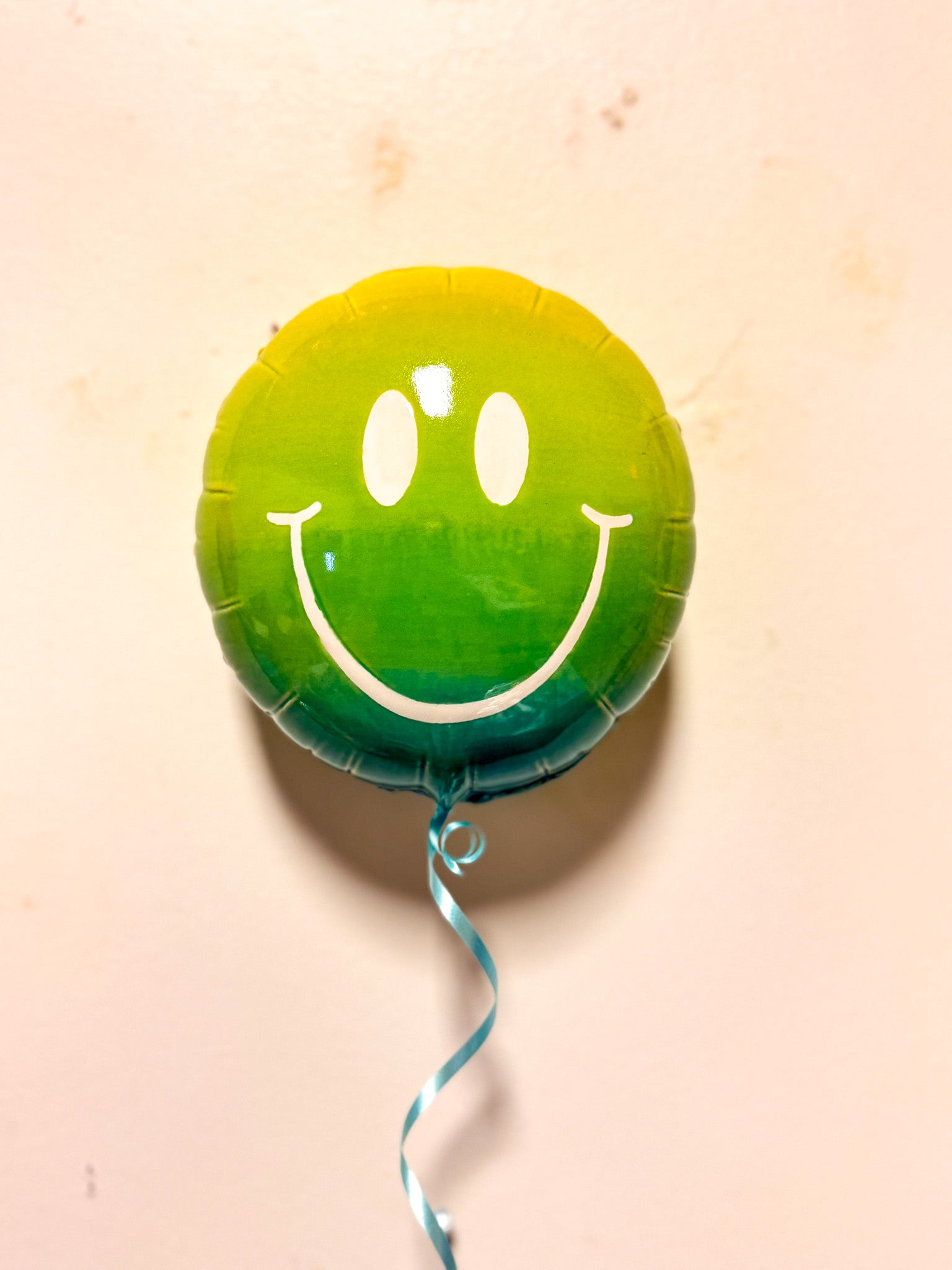 Large Smiley Balloon: Going Green