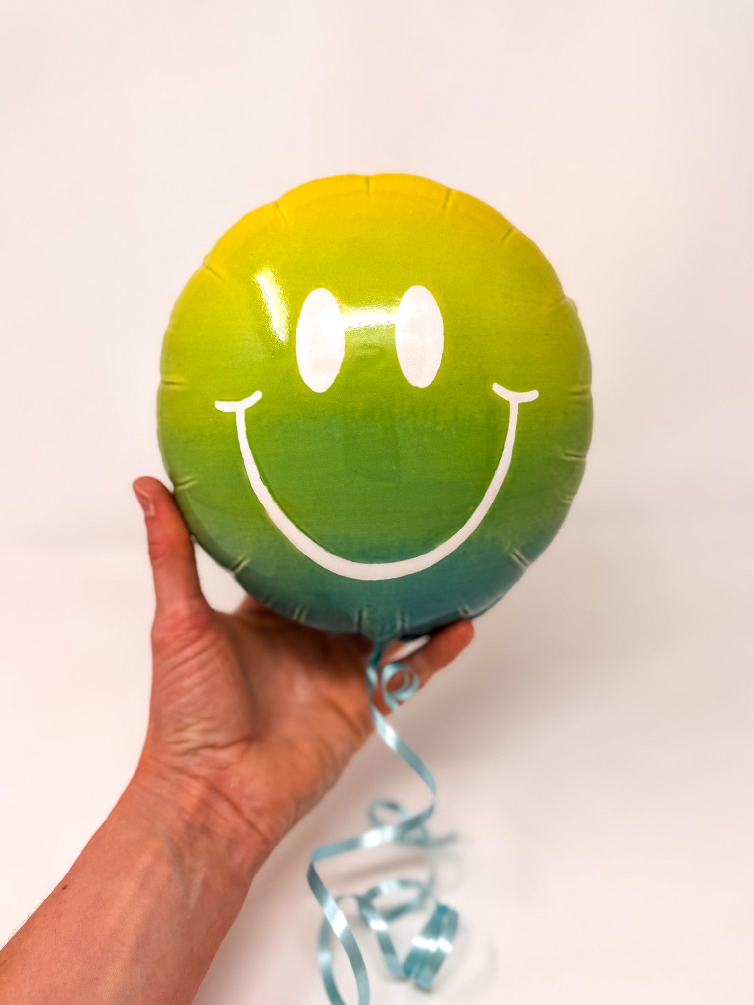 Large Smiley Balloon: Going Green