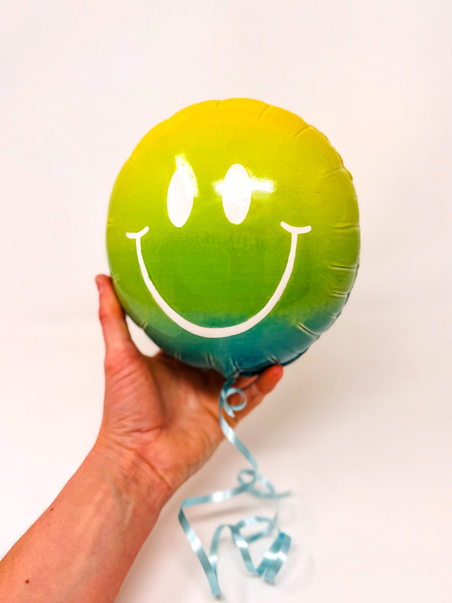 Large Smiley Balloon: Going Green