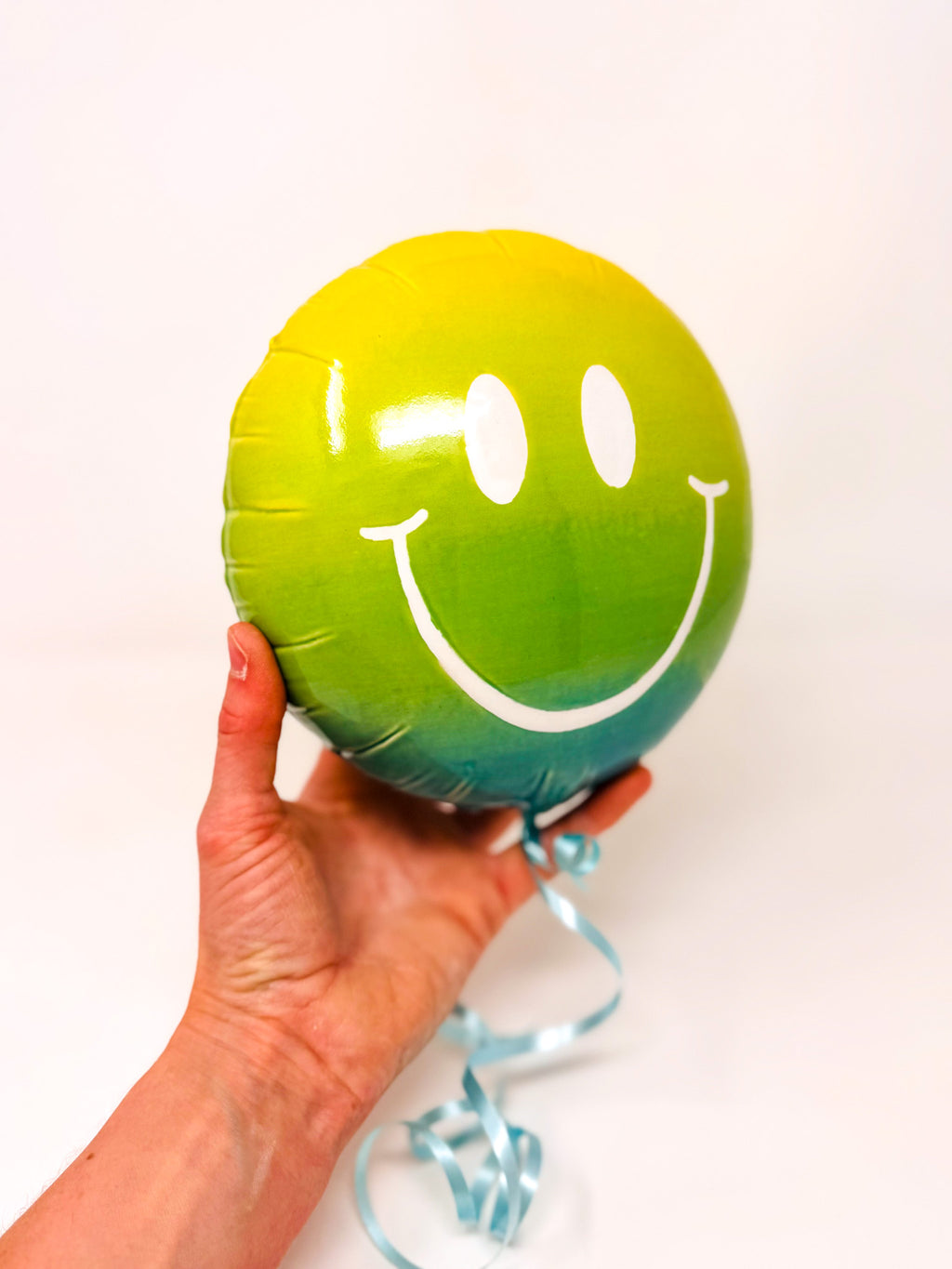 Large Smiley Balloon: Going Green