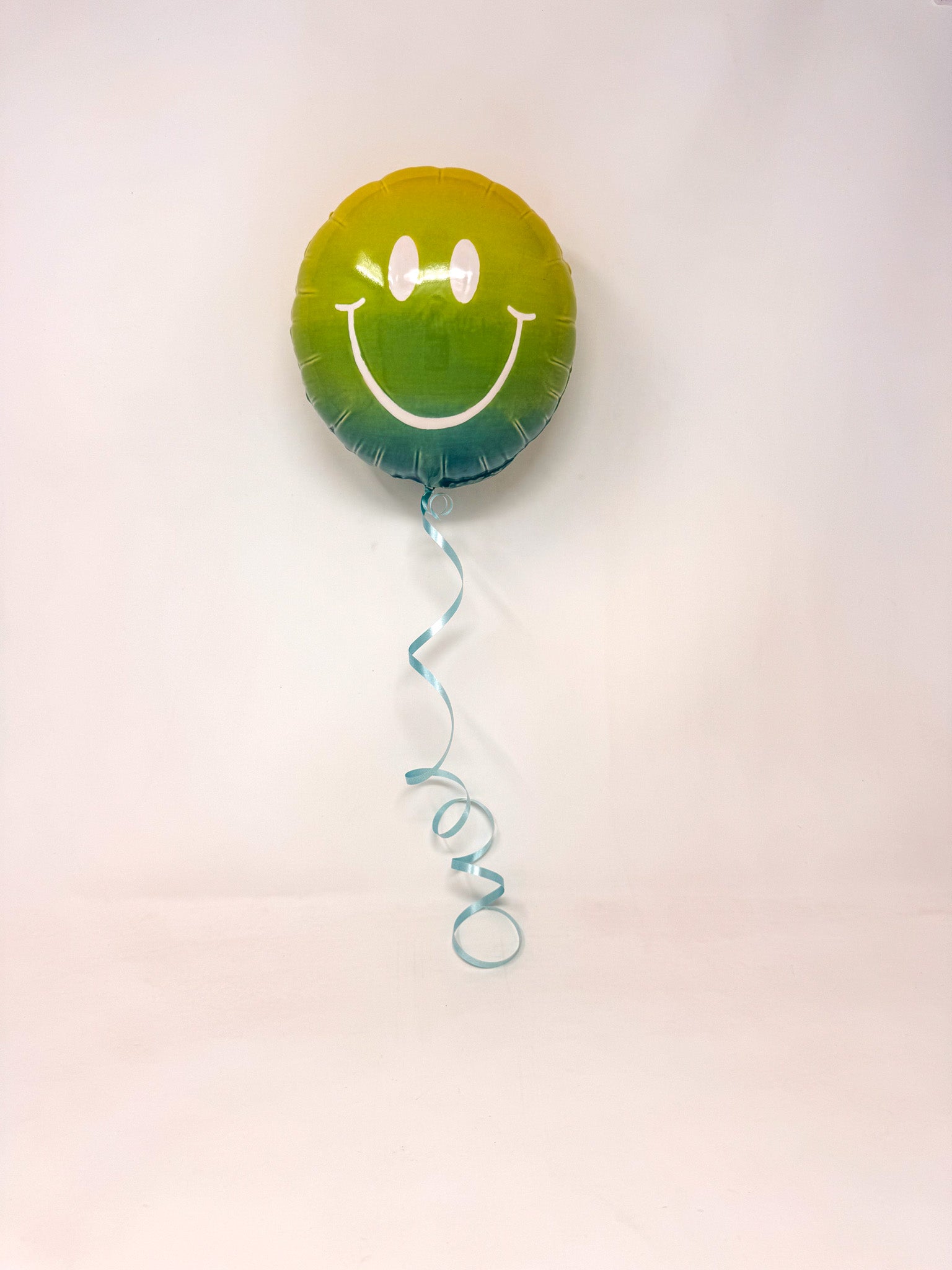 Large Smiley Balloon: Going Green