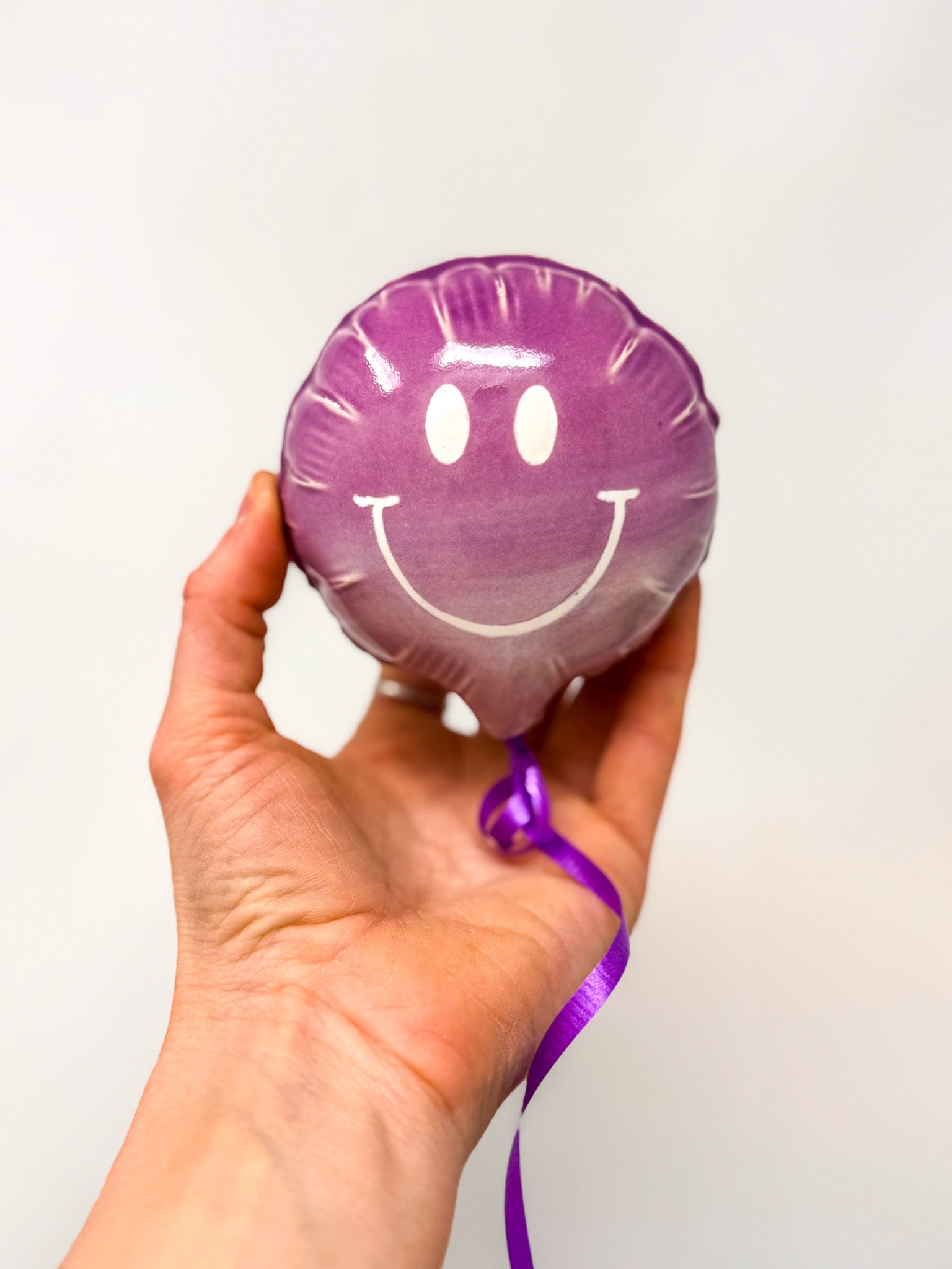 Mini Smiley : Lavender / Violet Ombre