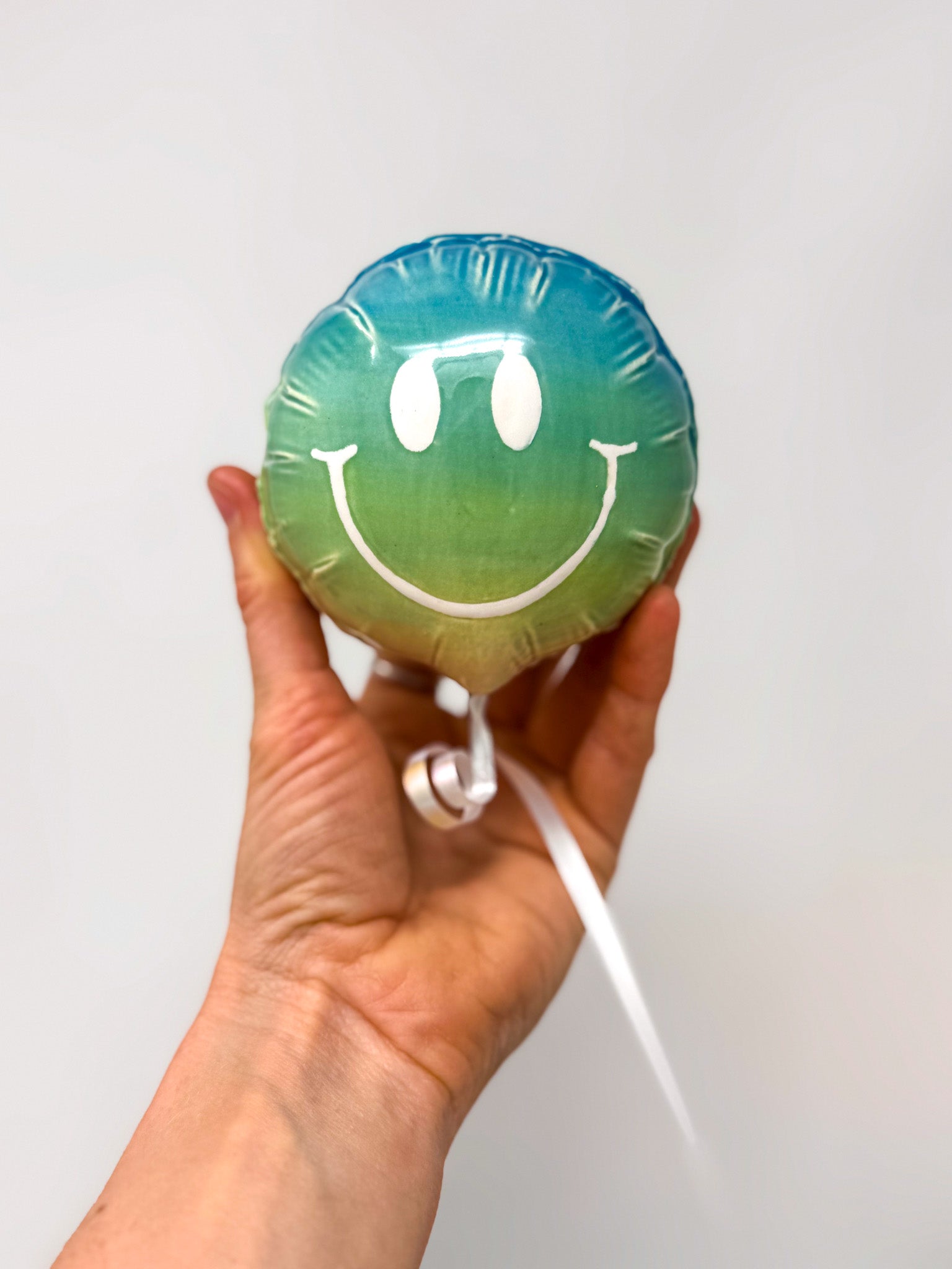 Mini Smiley : Teal / Green / Pink Ombre