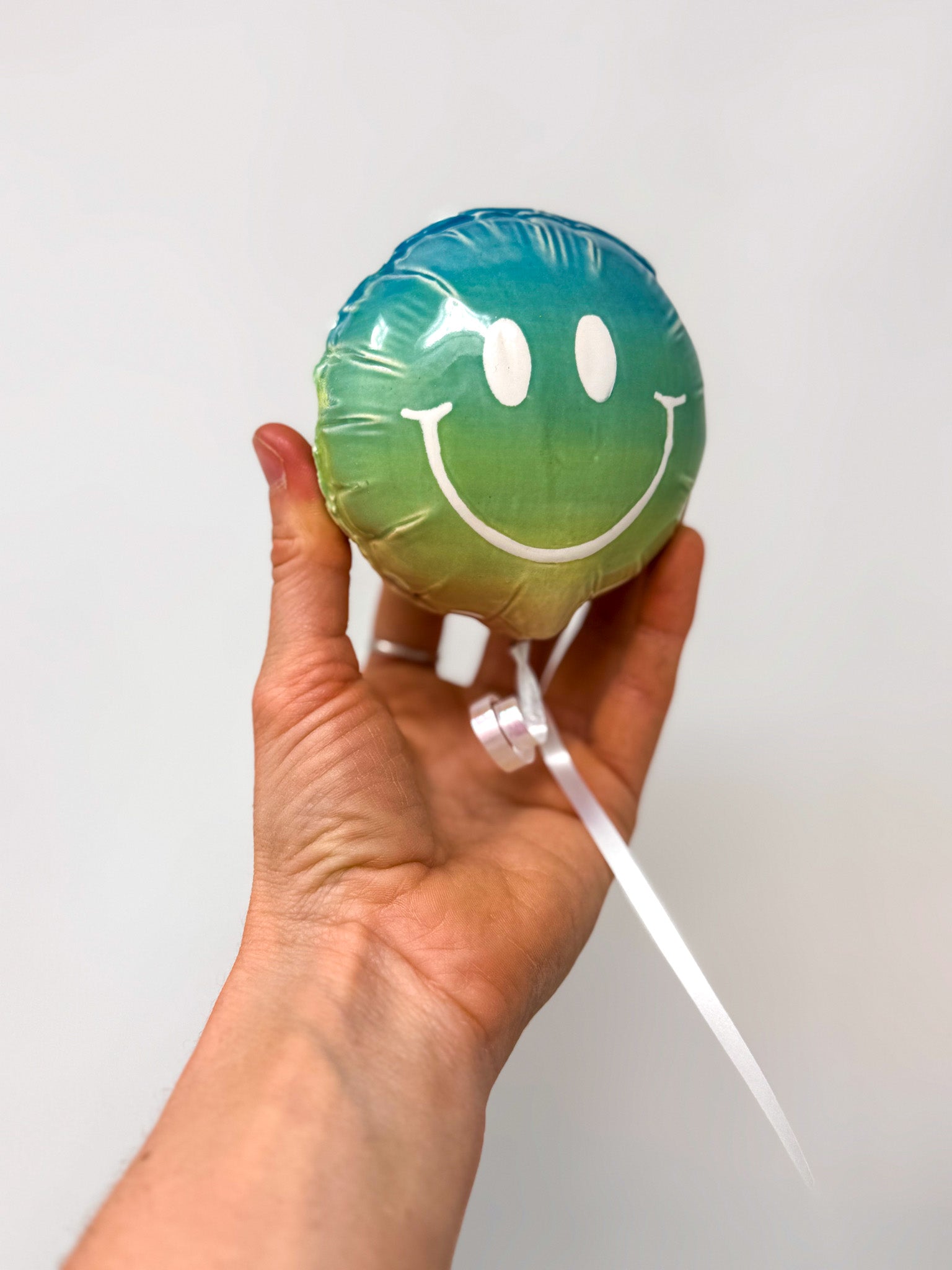 Mini Smiley : Teal / Green / Pink Ombre