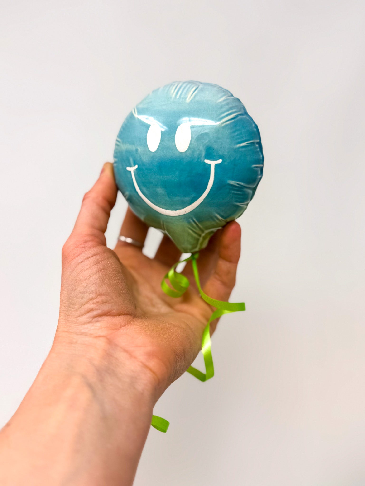 Mini Smiley : Baby Blue / Teal / Green Ombre