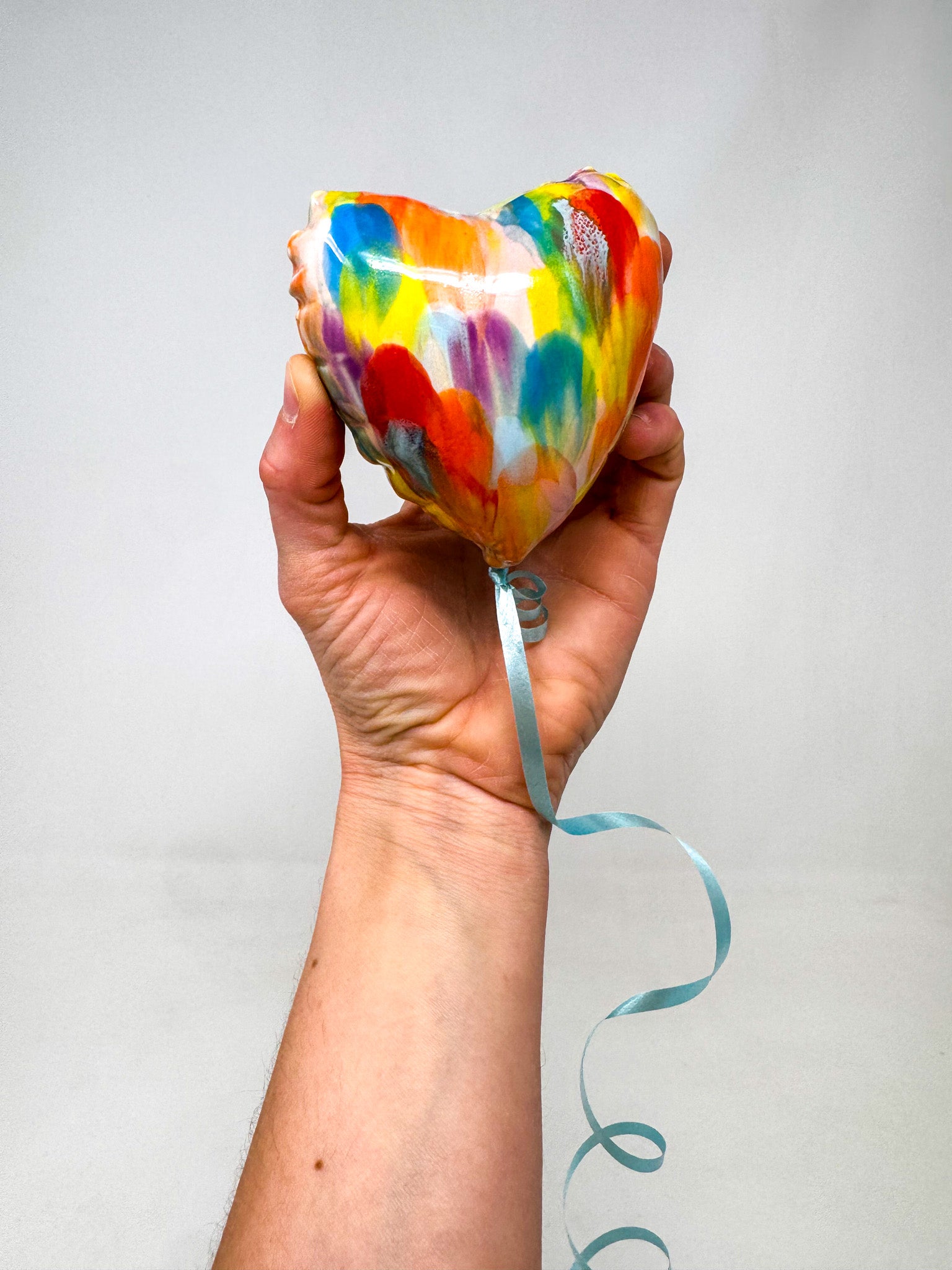 Mini Rainbow Heart Balloon 💕🌈🎈✨
