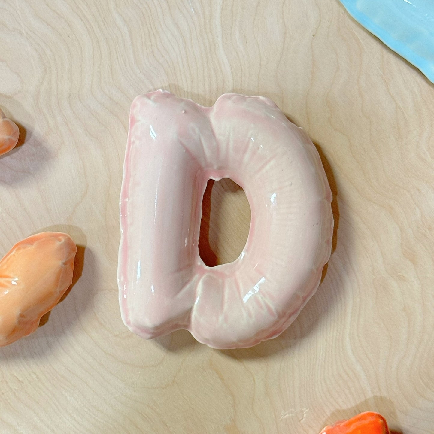 Ceramic Balloon Letter D