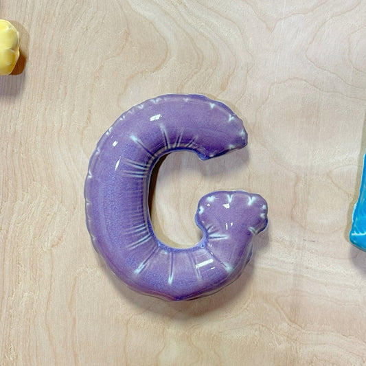 Ceramic Balloon Letter G