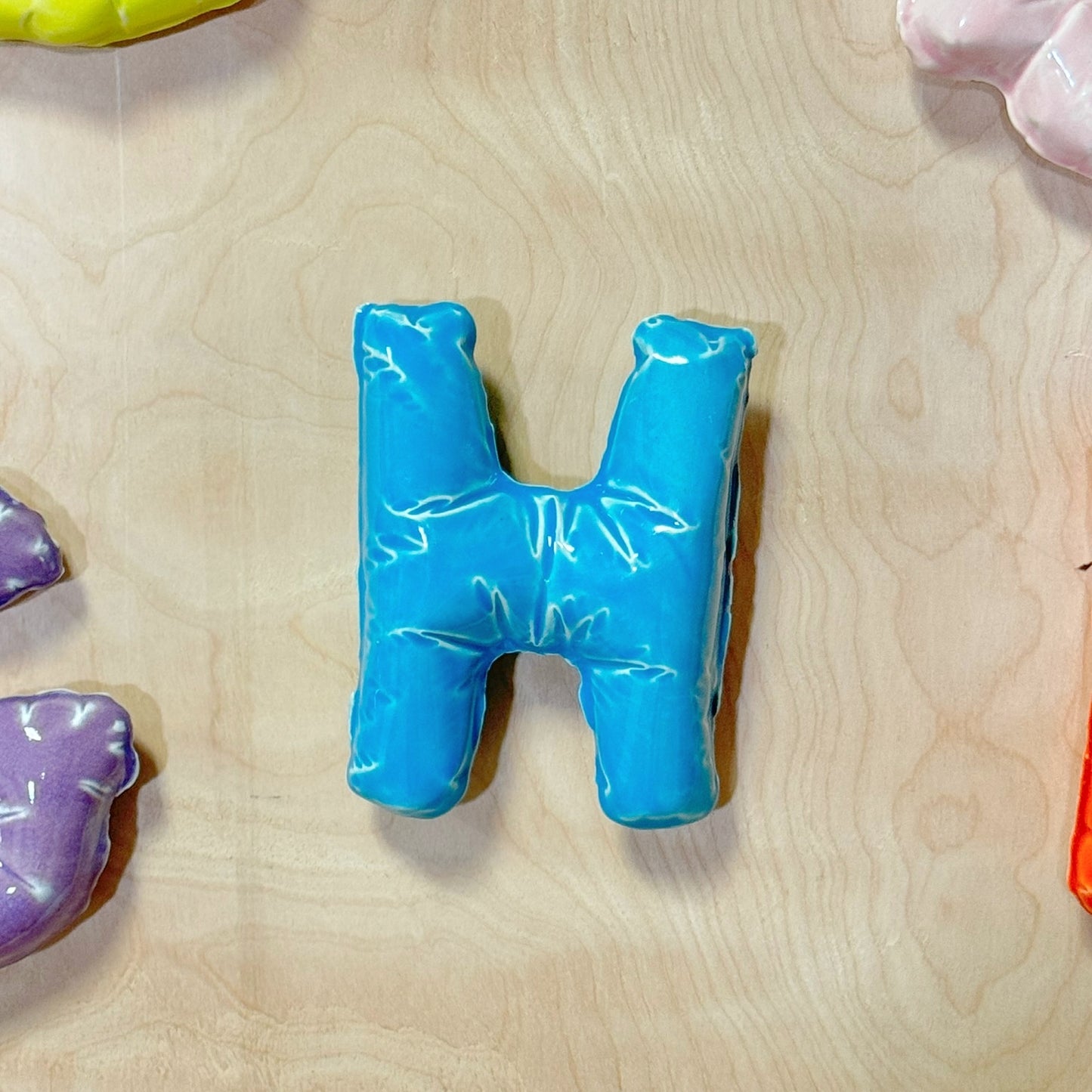 Ceramic Balloon Letter H