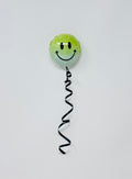 Mini Smiley Balloon: Green - Baby Blue