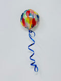 Mini Balloon: Rainbow- Blue Ribbon