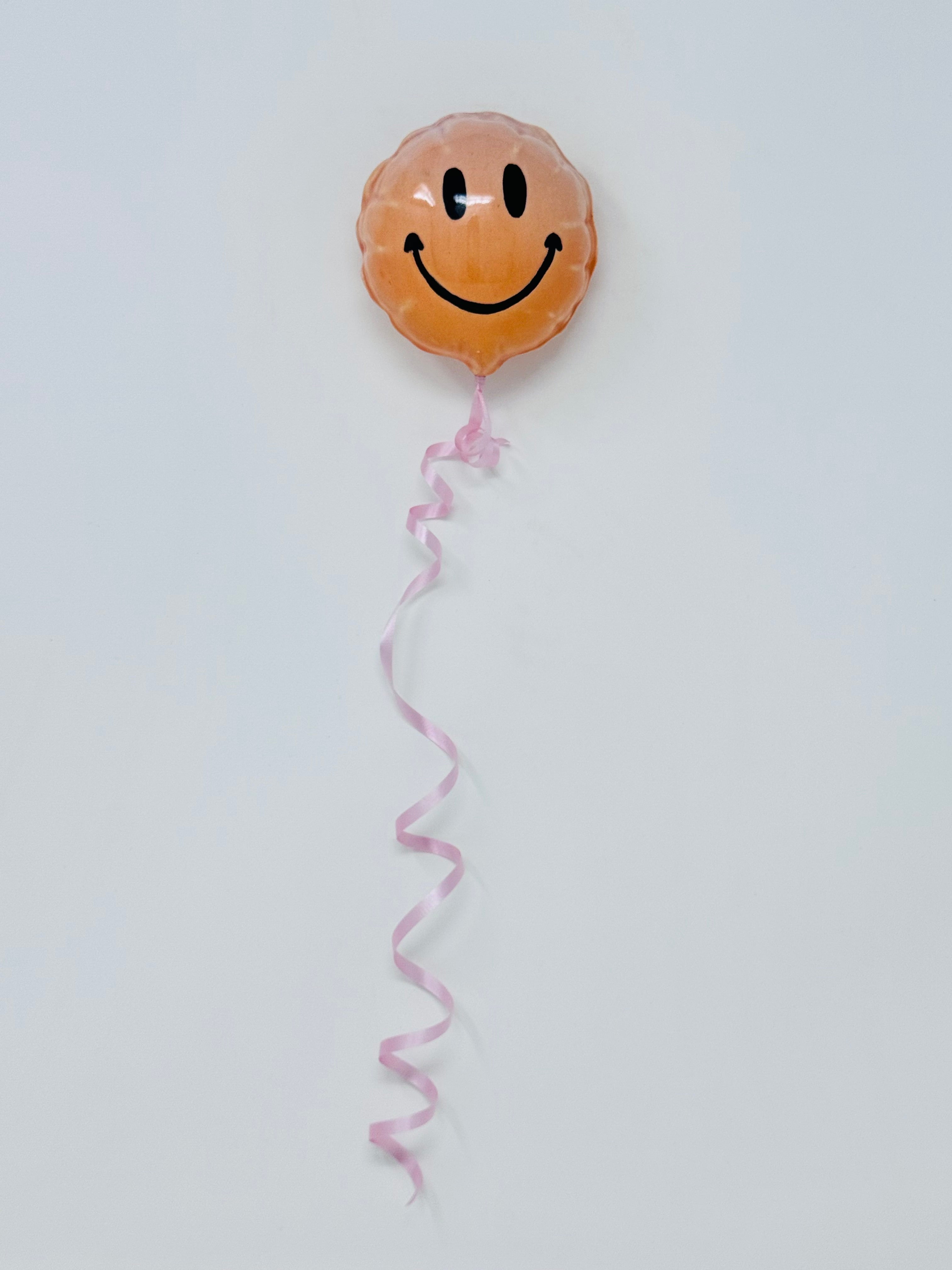 Mini Smiley Balloon: Pink - Orange