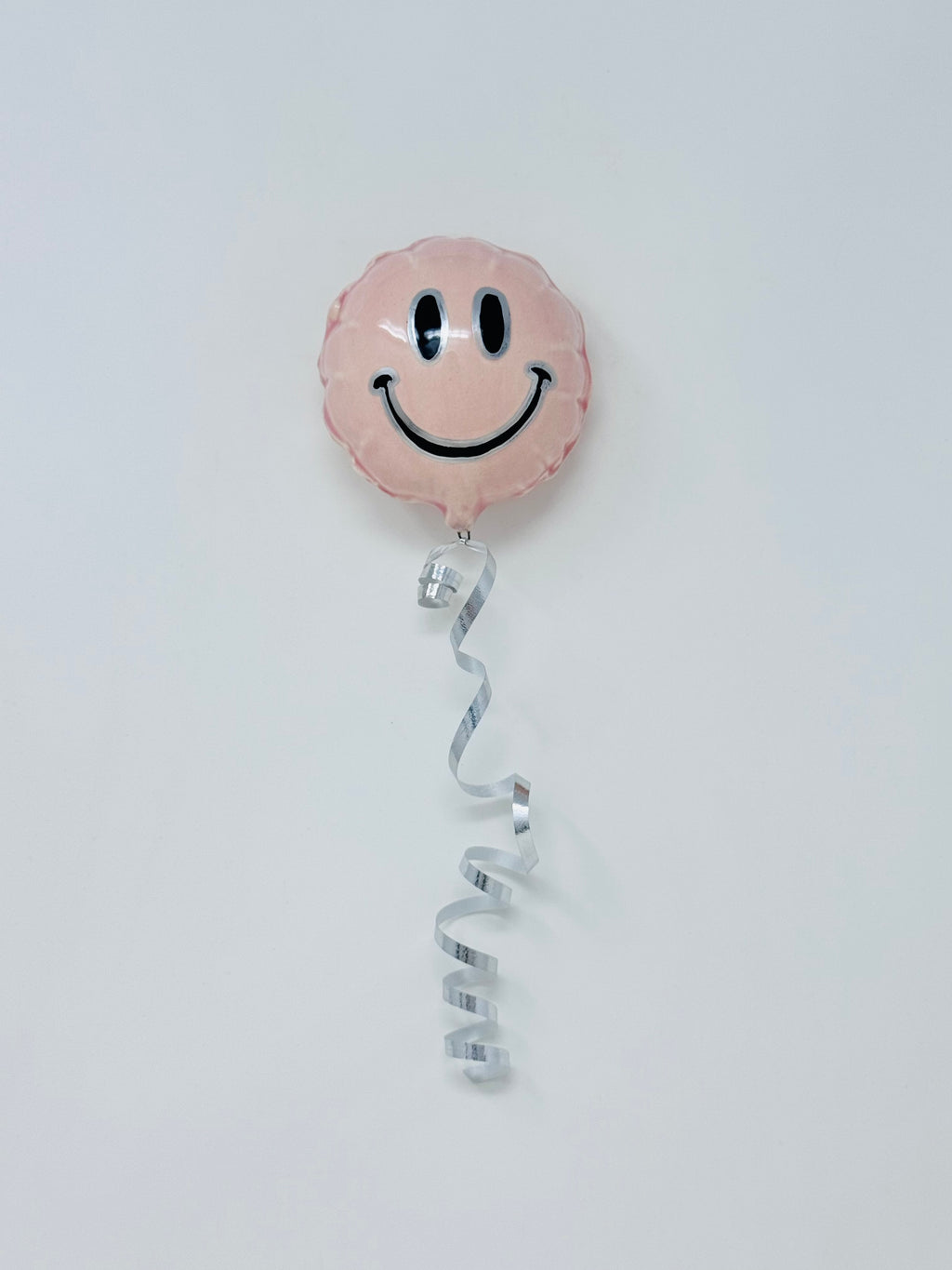 Mini Smiley Balloon: Green - Pink - Silver
