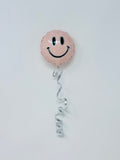 Mini Smiley Balloon: Green - Pink - Silver