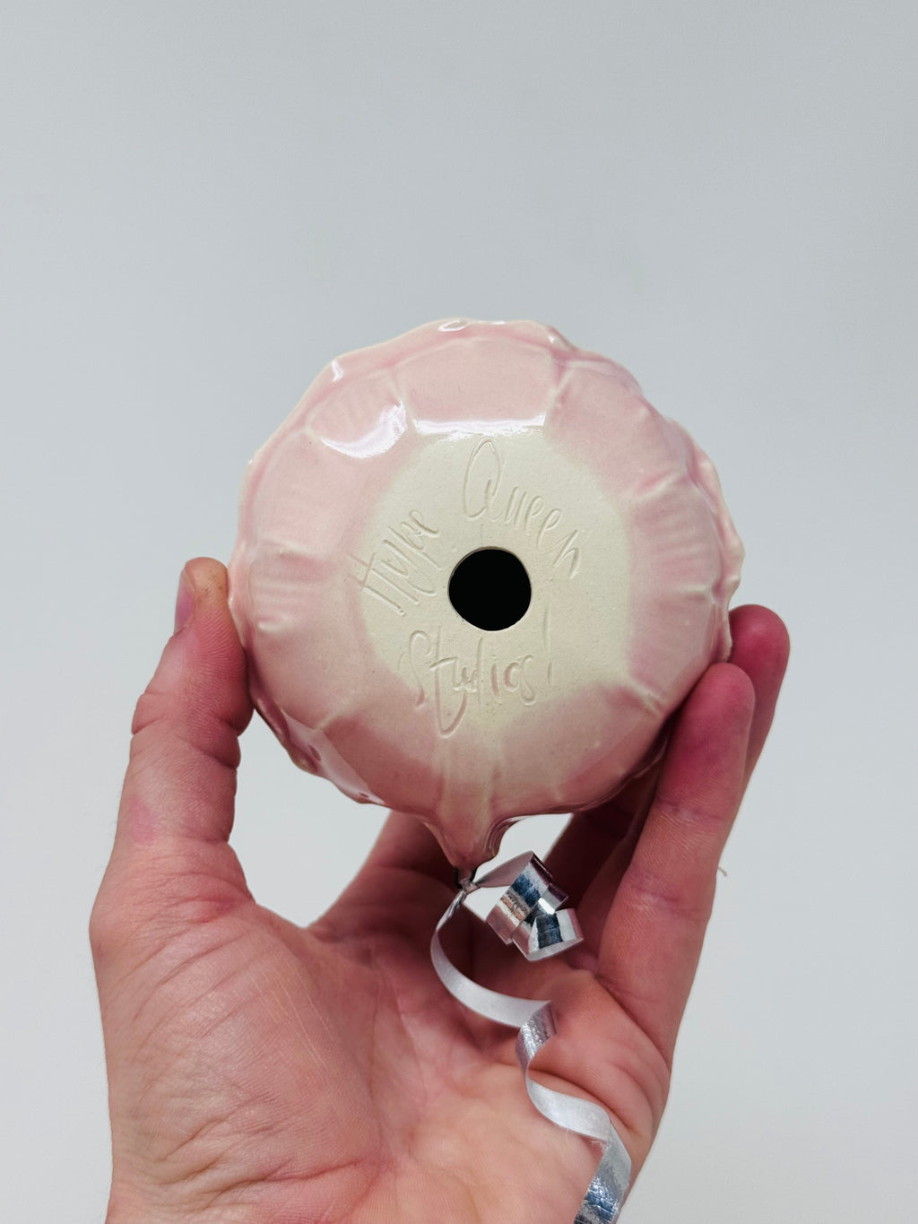 Mini Smiley Balloon: Green - Pink - Silver