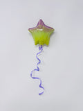 Mini Star Balloon:Purple - Lime Green