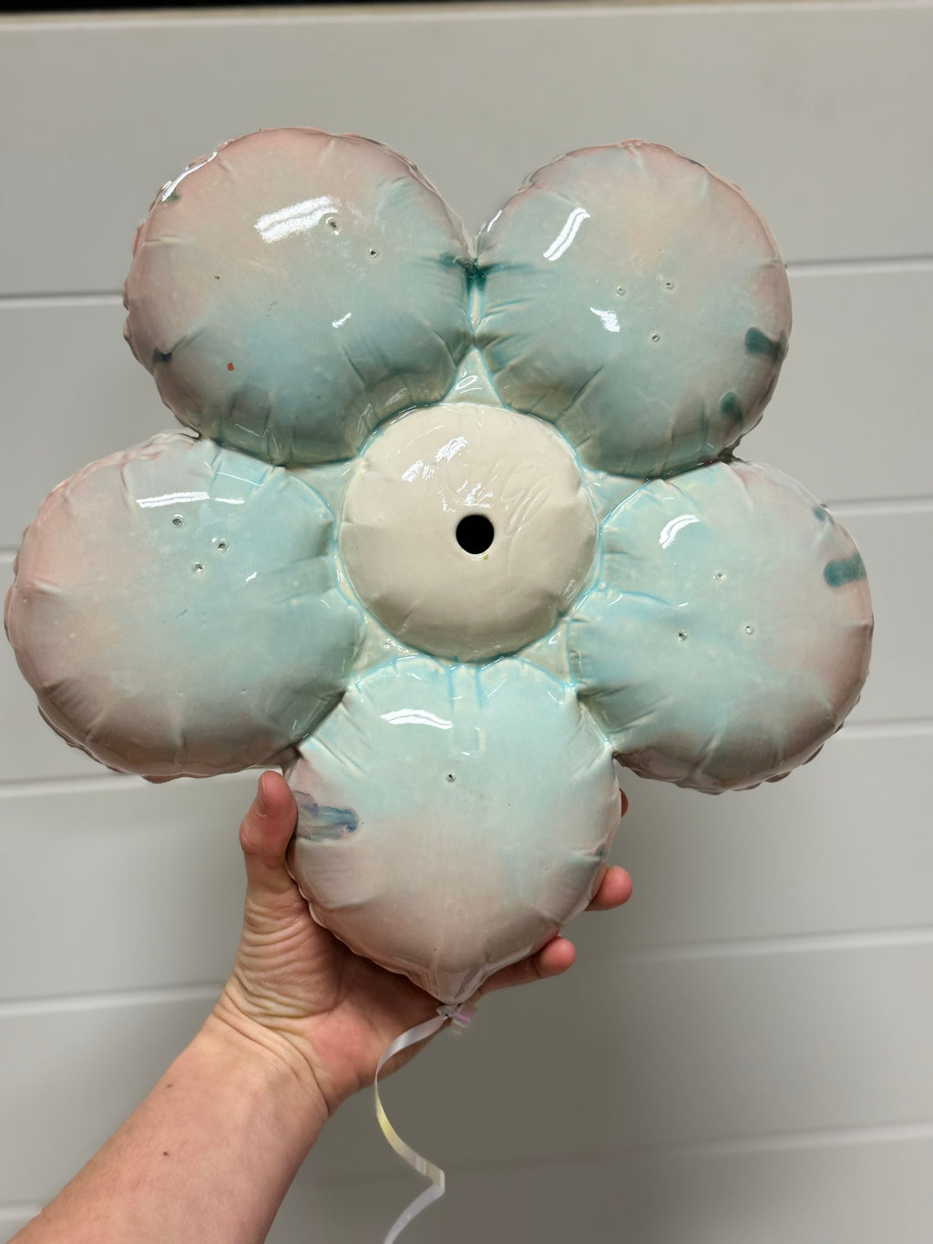 Ceramic Flower Balloon : Blue Daisy (Copy) (Copy)