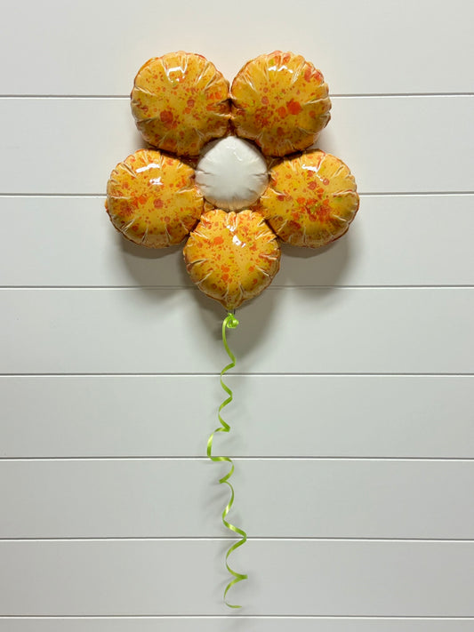 Ceramic Flower Balloon : Sassy Orange