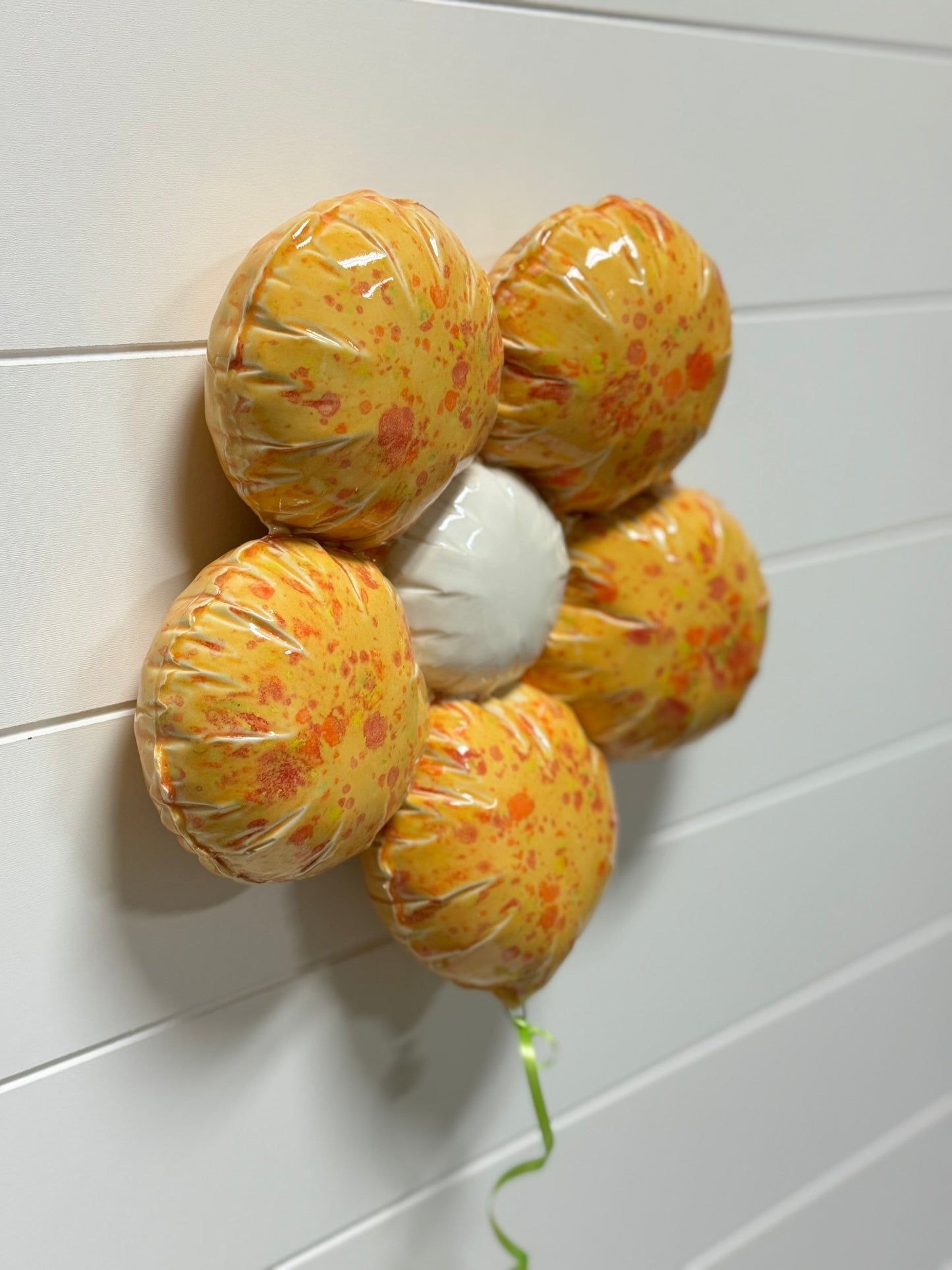 Ceramic Flower Balloon : Sassy Orange