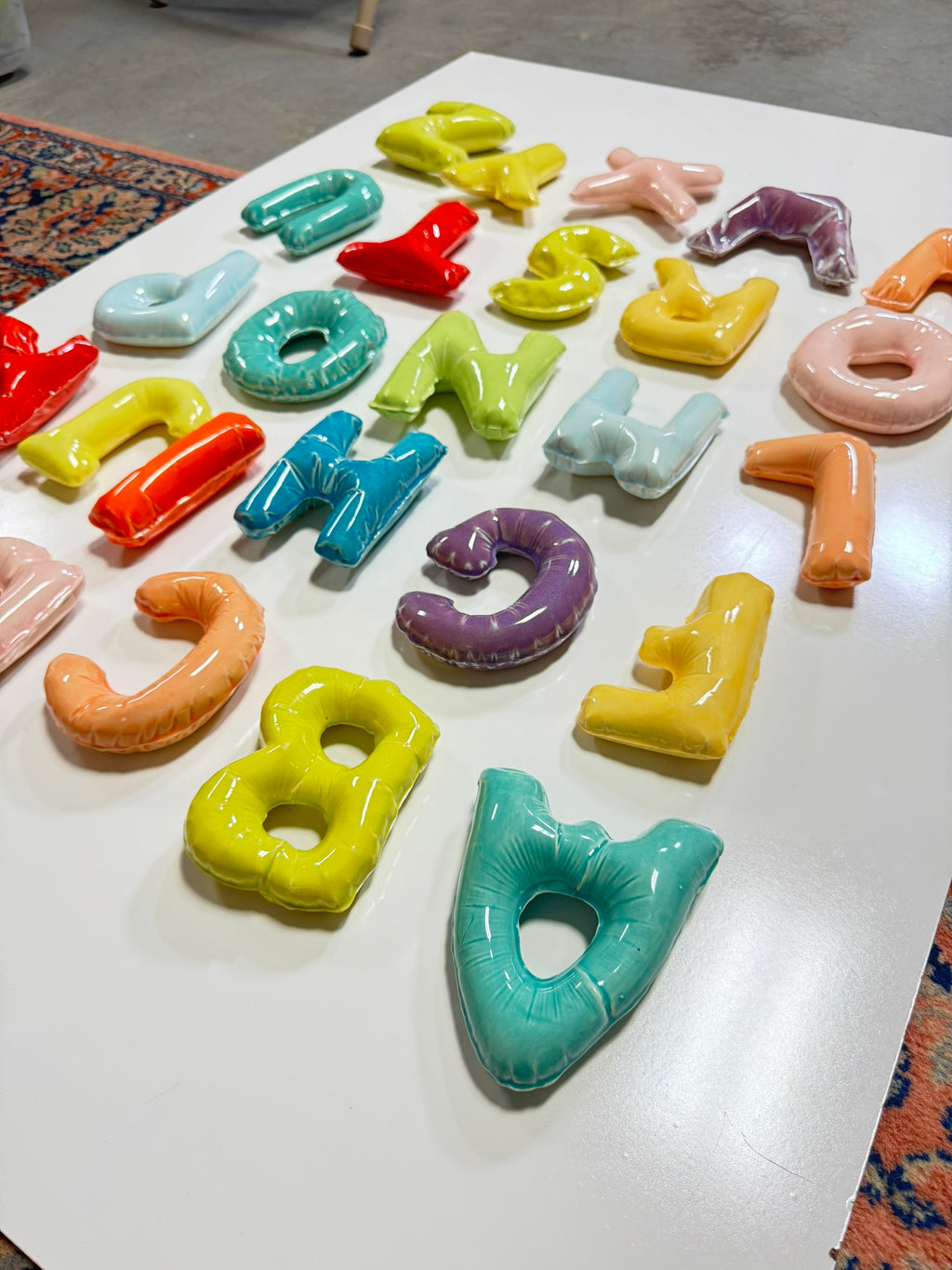 Ceramic Balloon Letter D