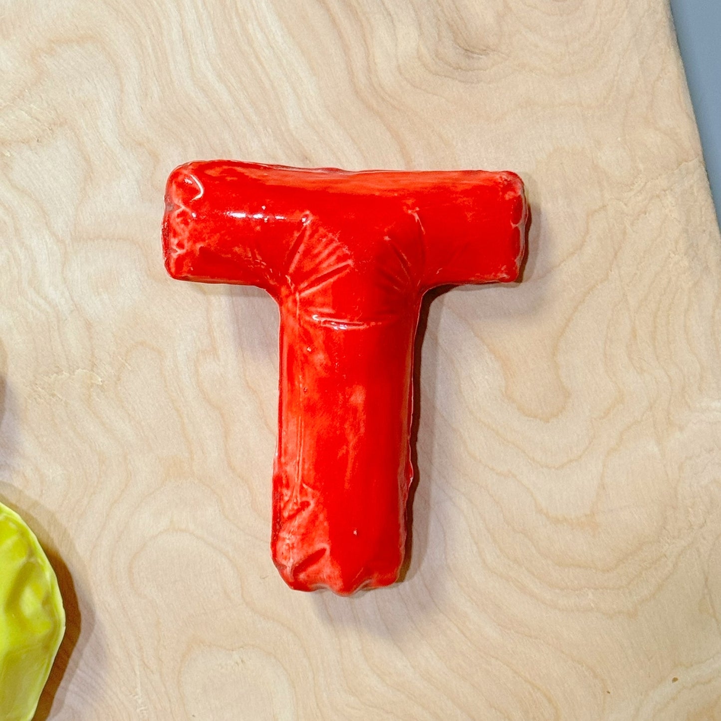 Ceramic Balloon Letter T