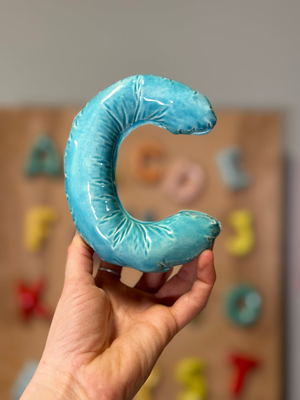 Ceramic Balloon Letter D