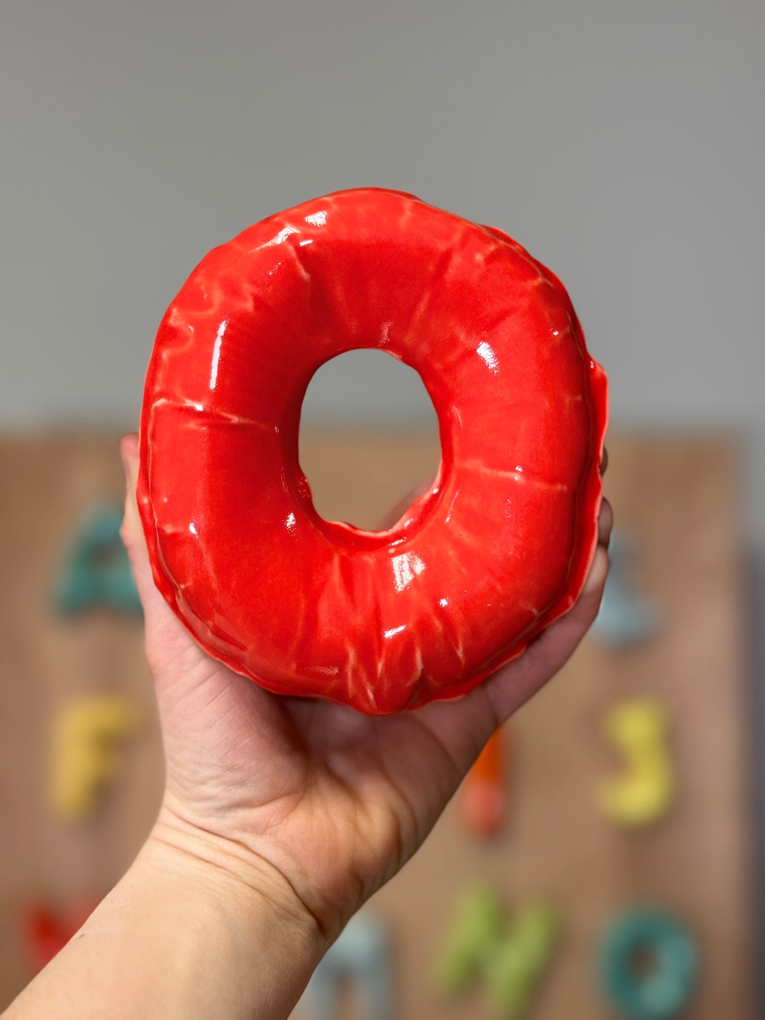 Ceramic Balloon Letter D