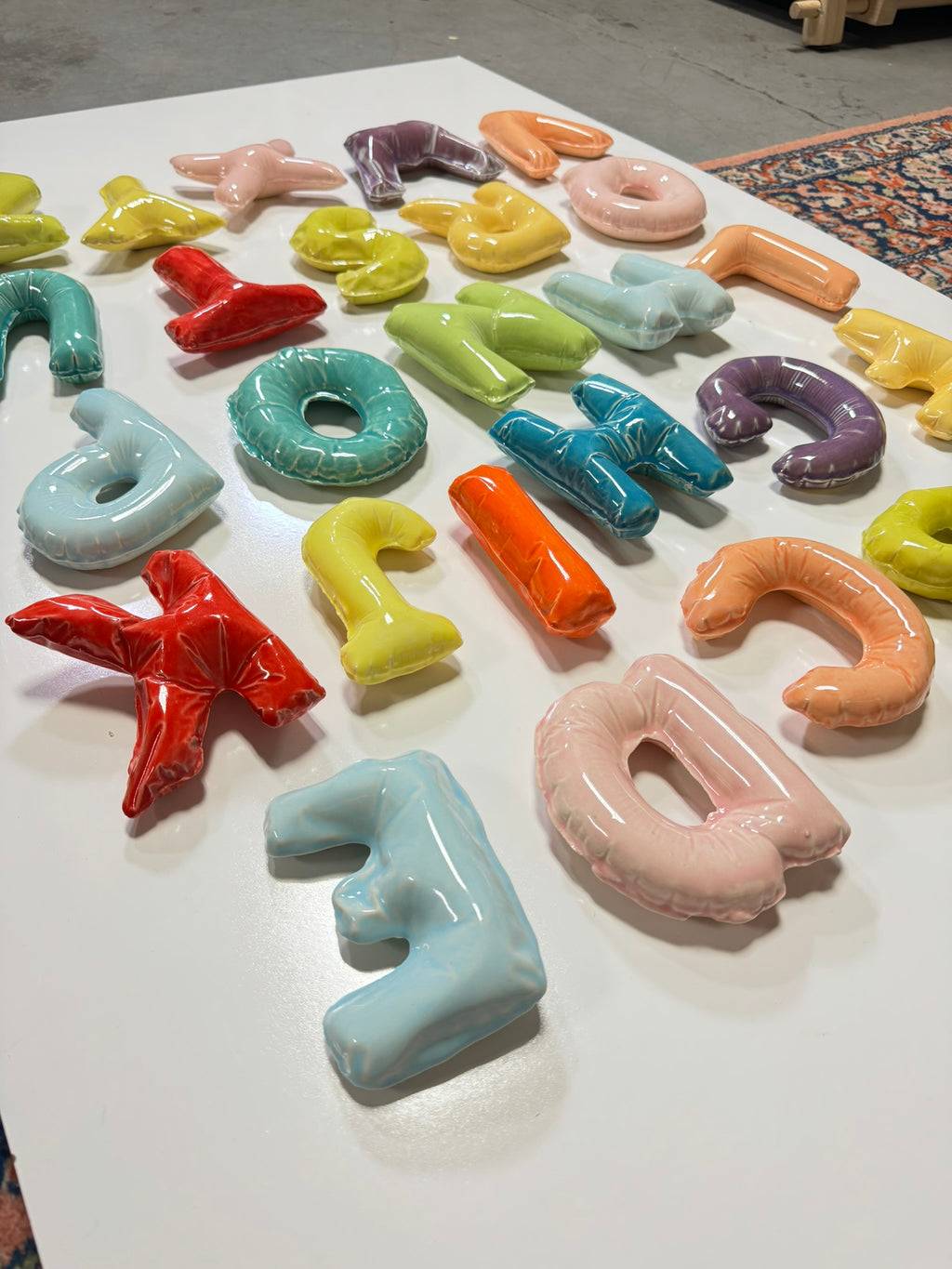 Ceramic Balloon Letter D