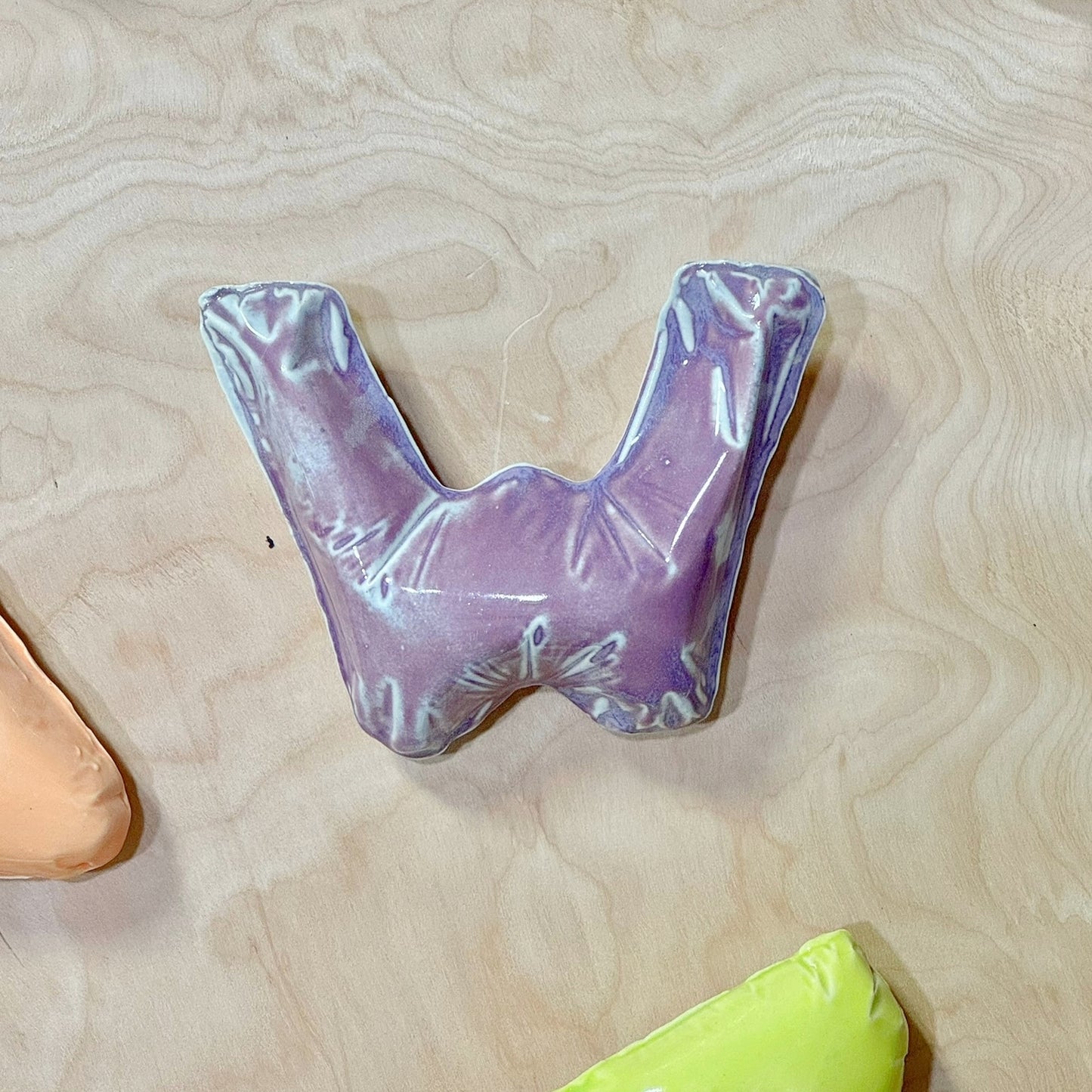 Ceramic Balloon Letter W