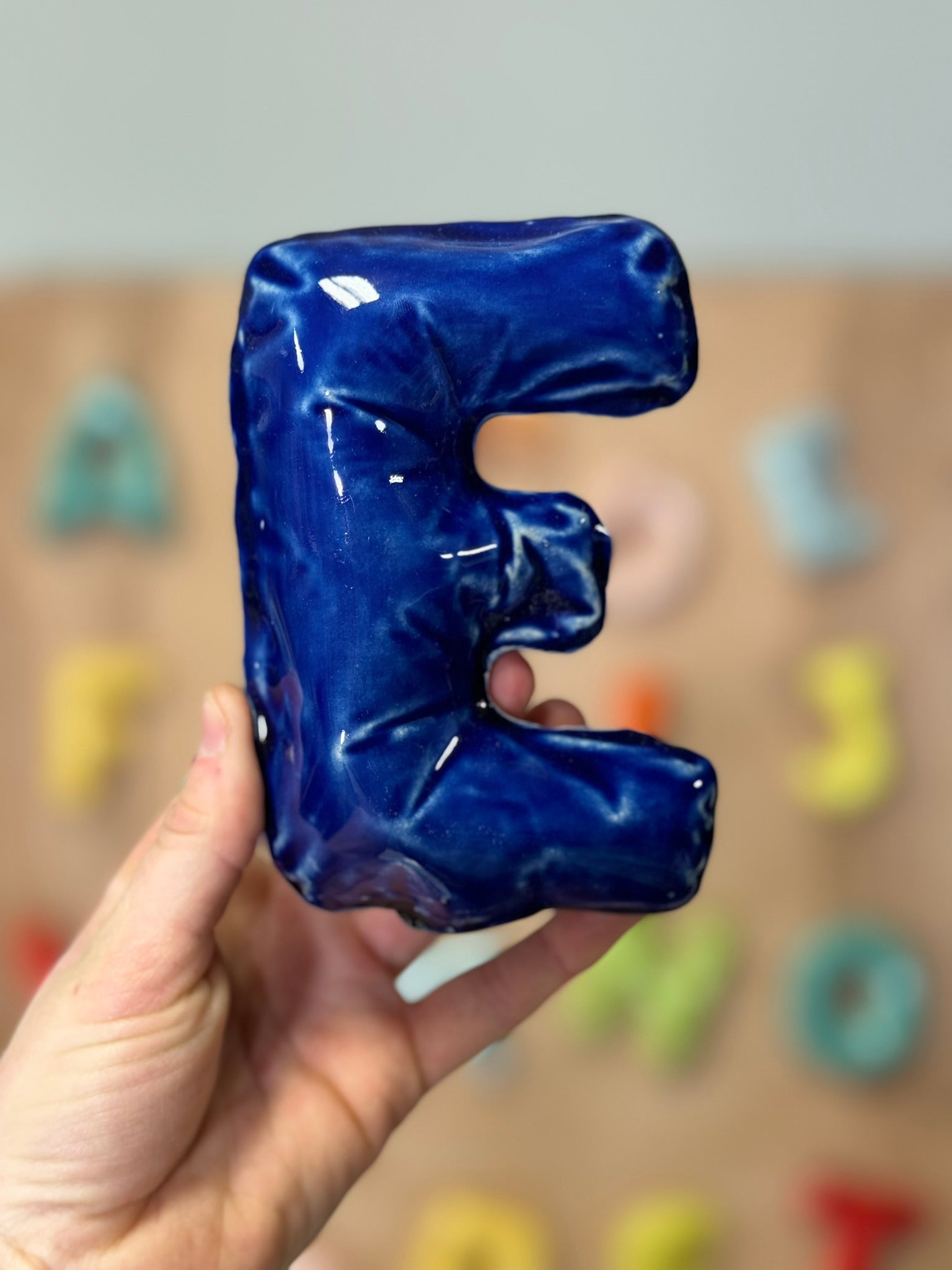 Ceramic Balloon Letter D